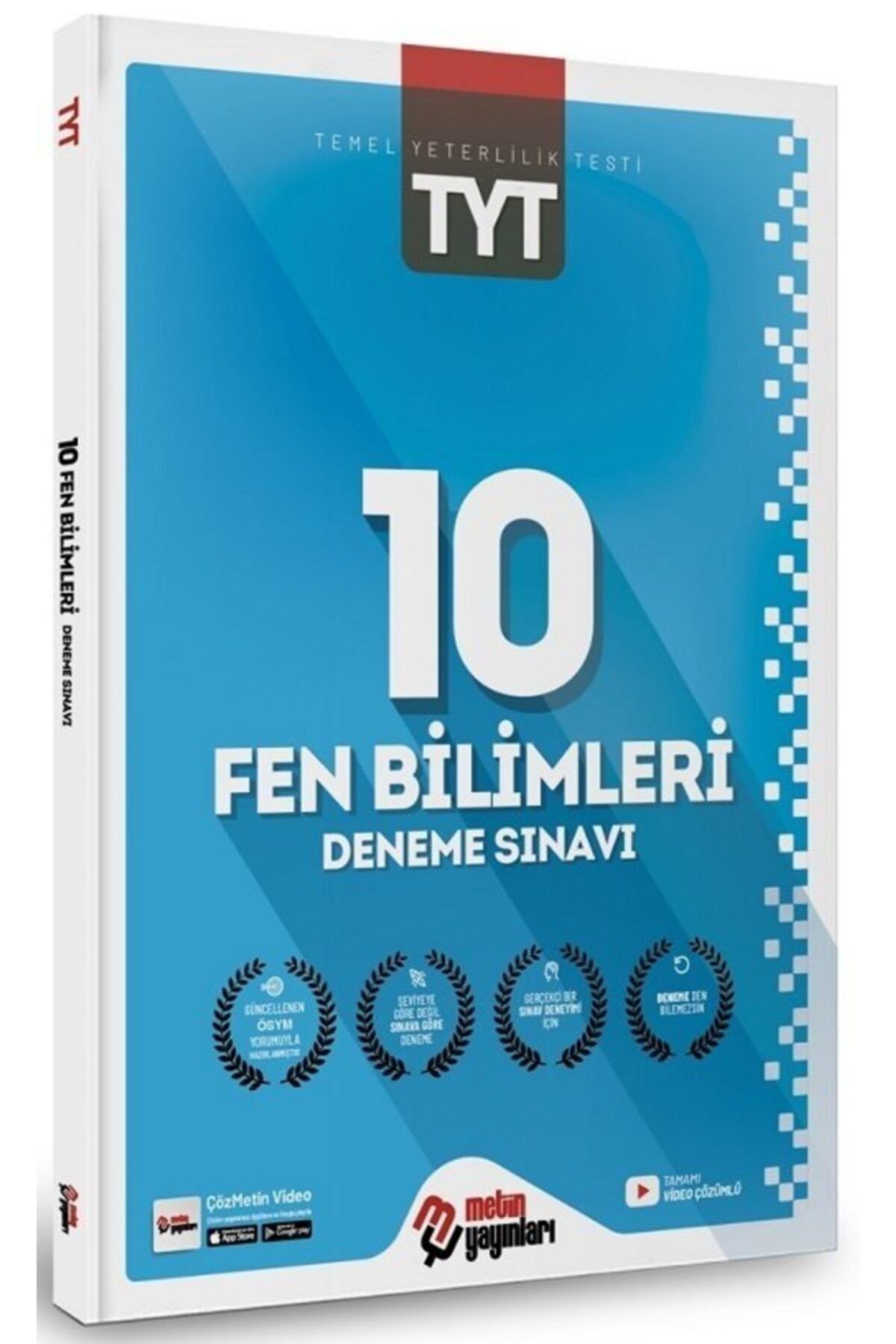 Metin Yayınları Yks Tyt Fen Bilimleri 10 Deneme Video Çözümlü Metin Yayınları