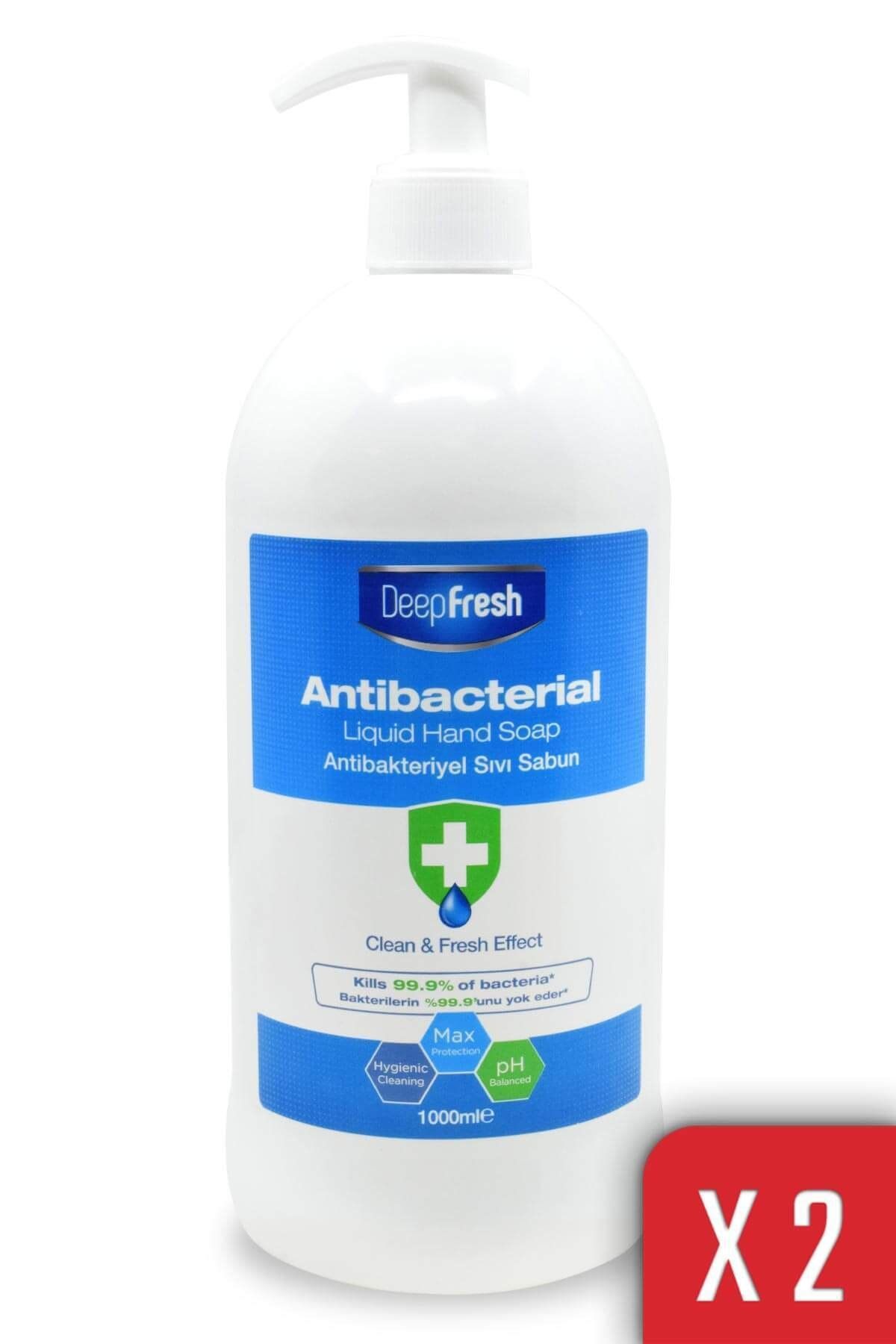 Deep Fresh Antibakteriyel Sıvı Sabun 1000 Ml X 2 Adet