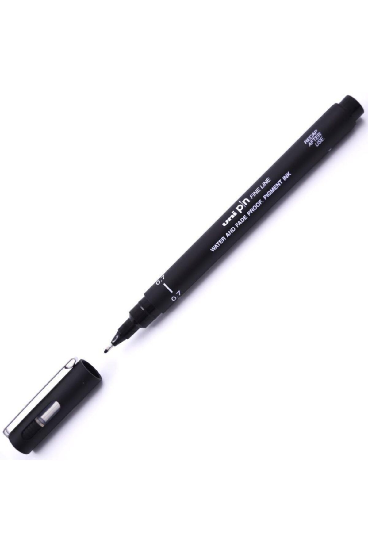 Uni -ball Pin Fine Line Teknik Çizim Kalemi 0.7 Mm Siyah