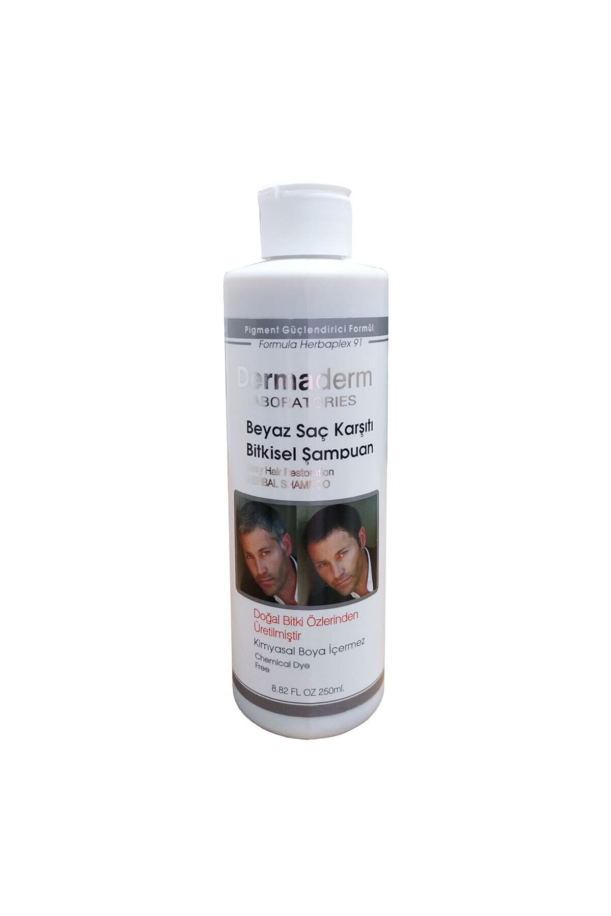 DermaDerm Beyaz Saç Karşıtı Bitkisel Şampuan 250 ml