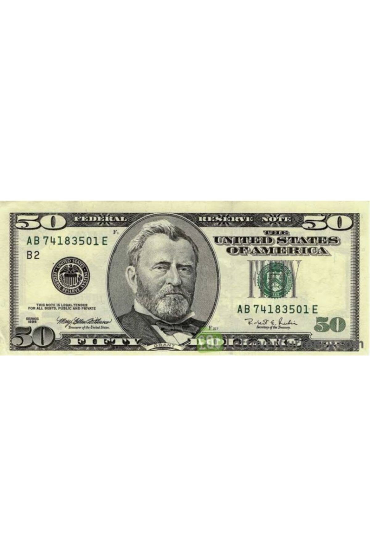 Geçersiz Düğün Parası  100 Adet 50 Dolar_0