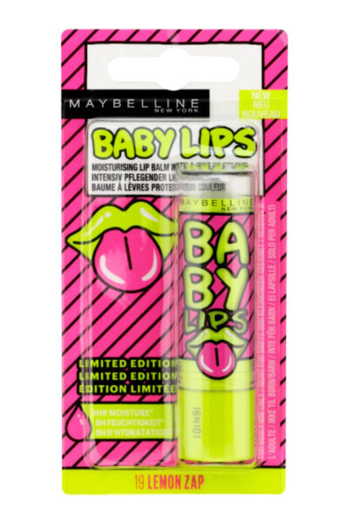 Maybelline New York Baby Lips Pop Art Nemlendirici Dudak Balmı 19