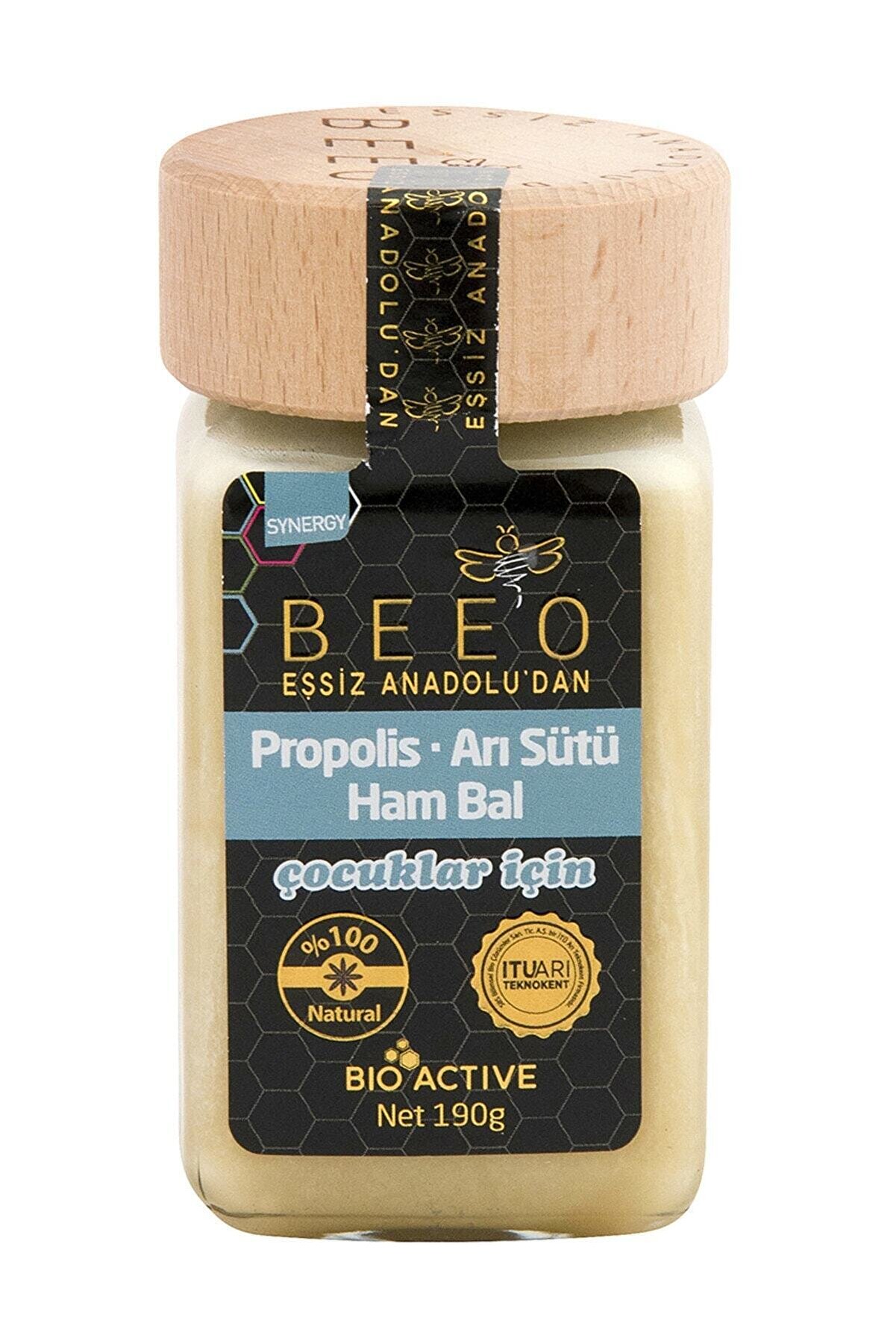 Beeo Unisex Çocuk Propolis Arı Sütü Ham Bal Karışımı 190 gr