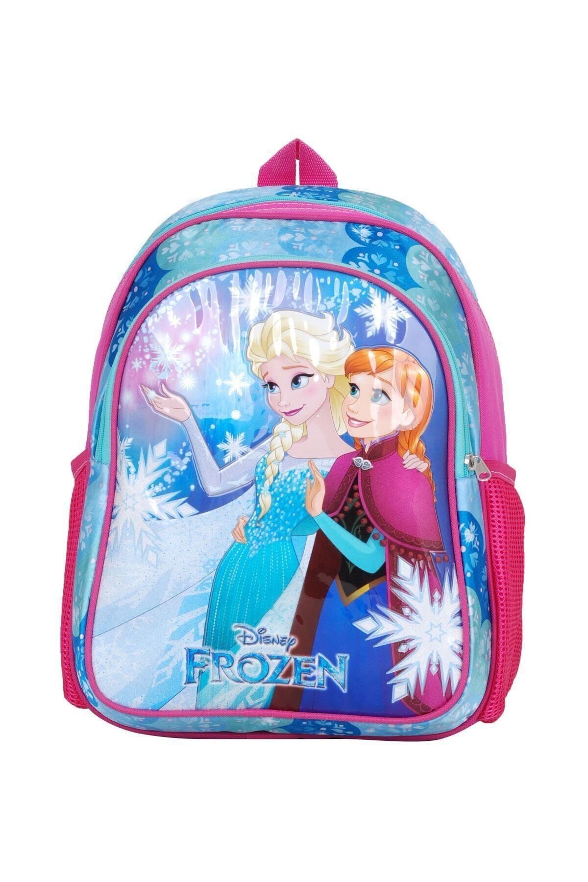 Frozen Kız Çocuk Pembe Elsa Işıltılı Ilkokul Sırt Çantası 96439