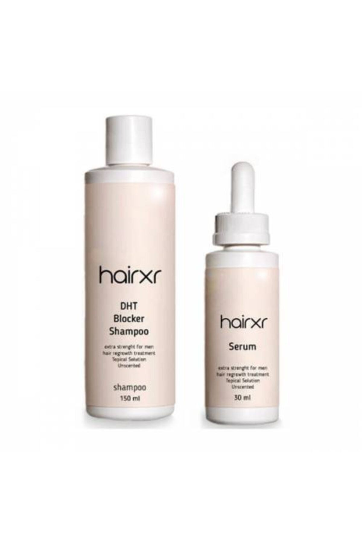 Marka Hologramlı Hairxr Saç Bakım Seti 150ml Şampuan 30ml Saç Serumu 6 Adet