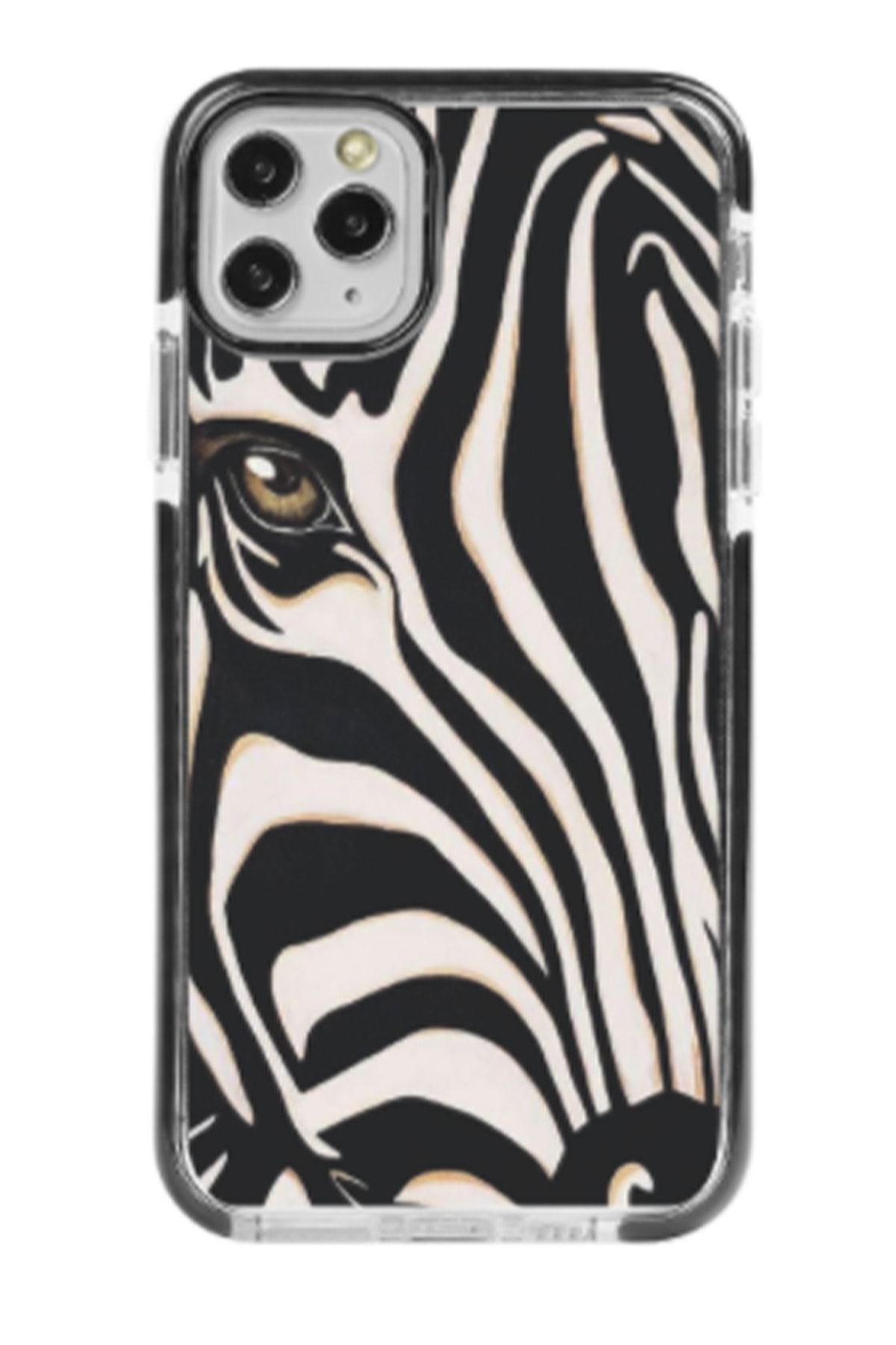 Gritty Iphone 11 Pro Asil Zebra Siyah Impact Case Telefon Kılıfı