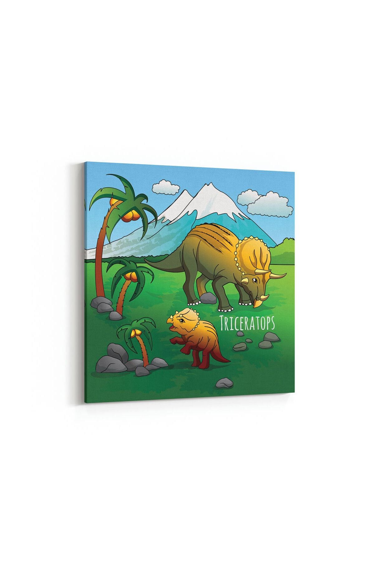 Tabrika Dinozor - Triceratops Tablosu