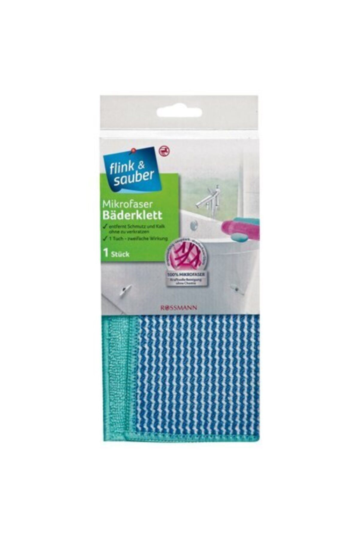 Flink Sauber Flink & Sauber Mikrofiber Banyo Temizlik Bezi Tekli