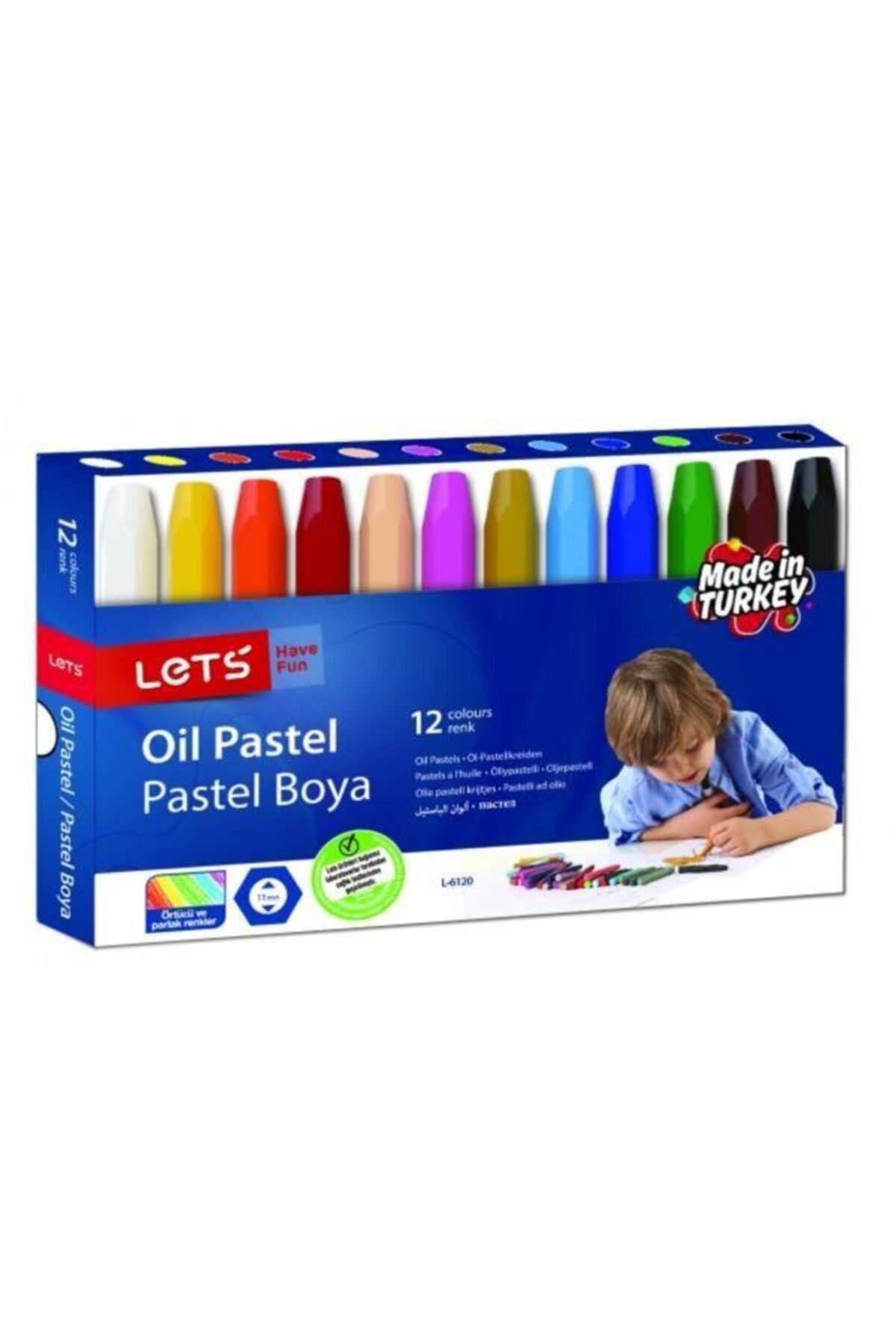 Lets L-6120  12 Renk Yağlı Pastel Boya