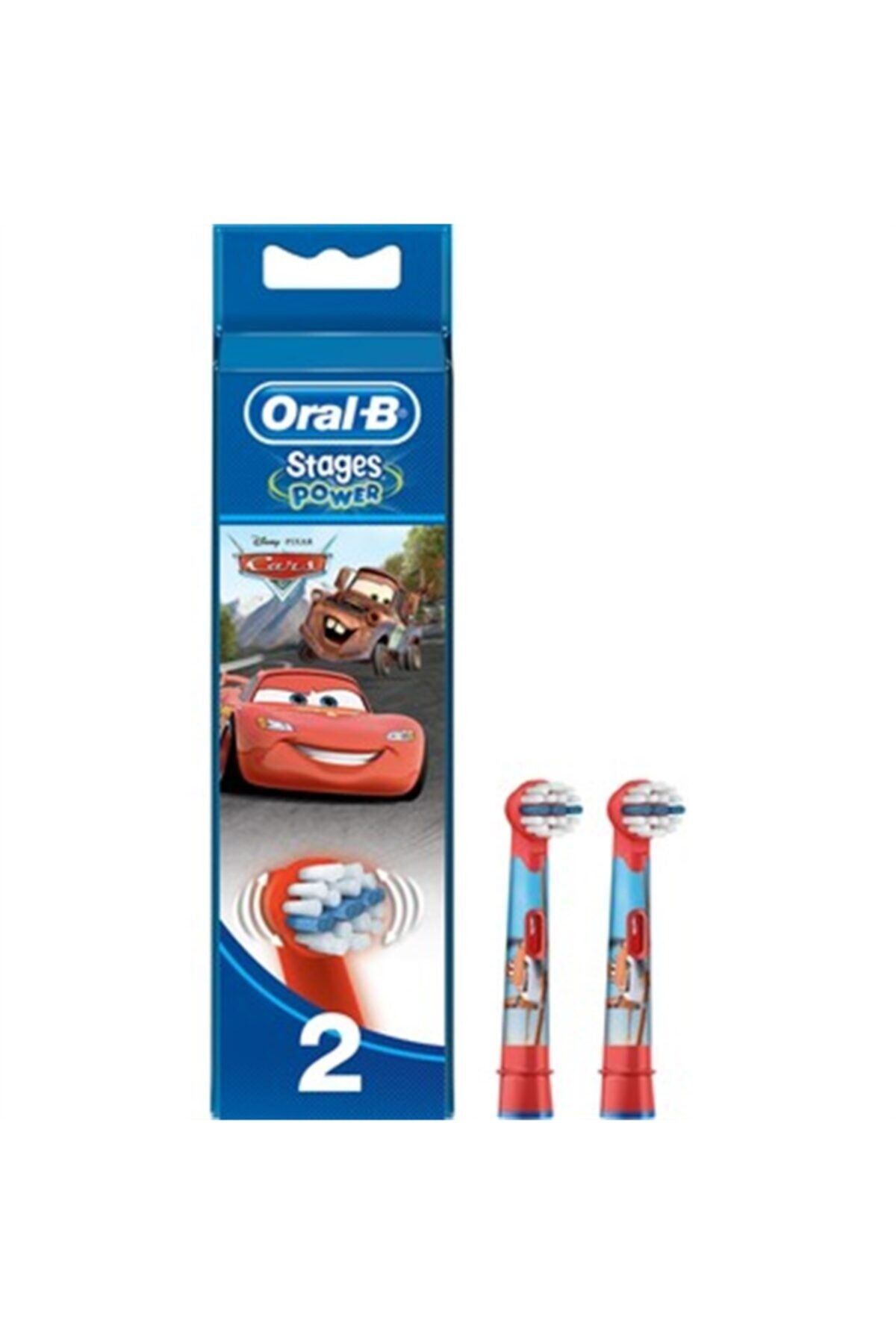 Oral-B Cars Serisi Çocuk Yedek Diş Fırçası Başlığı 2'li