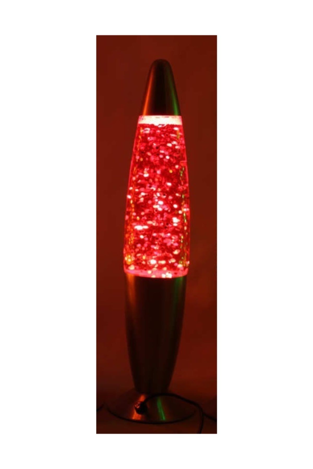 binbirçeşit Lava Lambası -lav Lamba Yıldızlı (Büyük Boy 40 Cm) Kırmızı