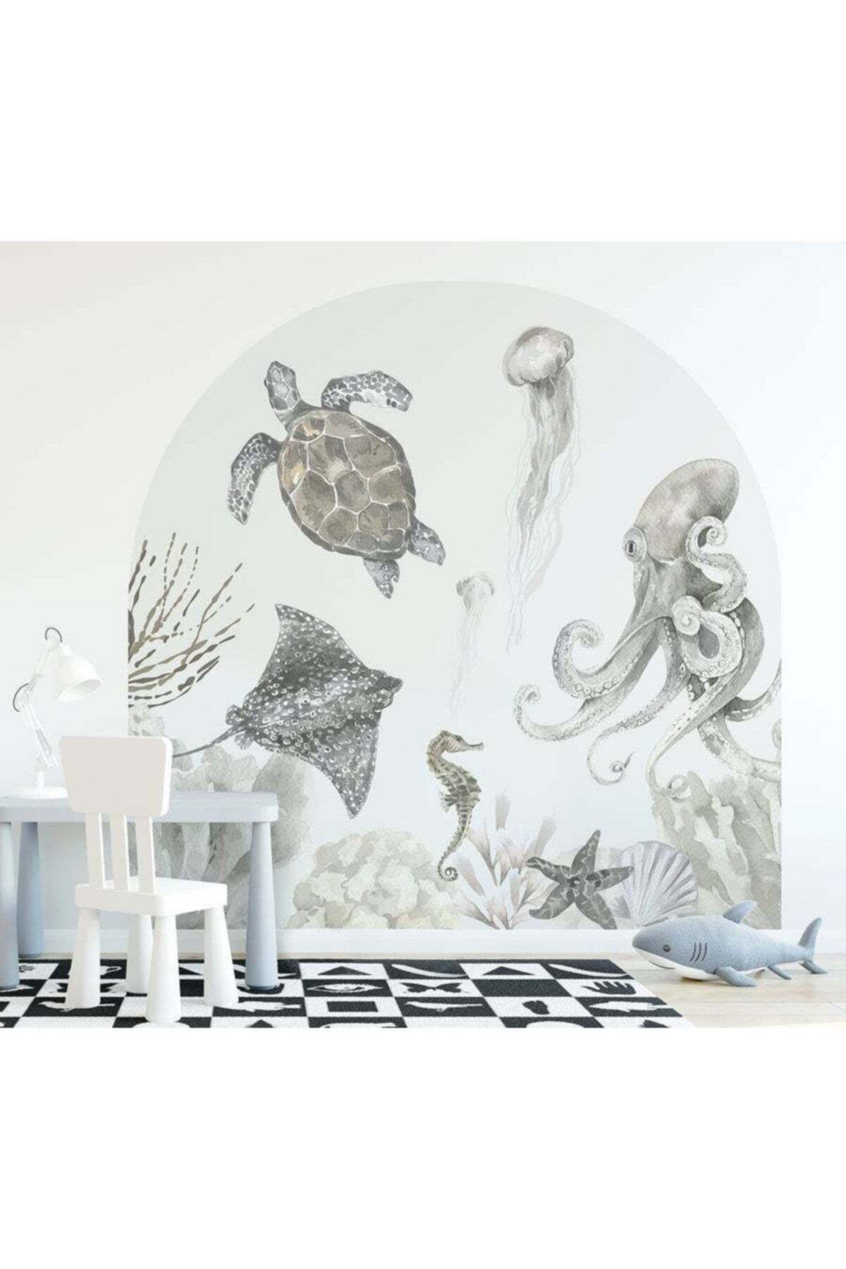 Lavien Deniz Altı Rüyası Duvar Stickeri