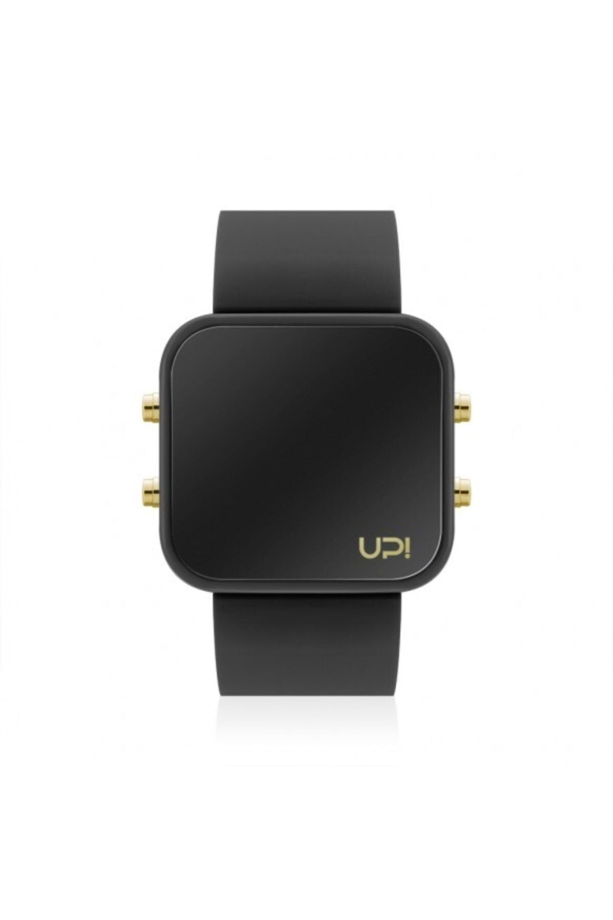 Upwatch Upwatch Isim Yazılabilir Led Gold Black And Black Strap Unisex Kol Saati