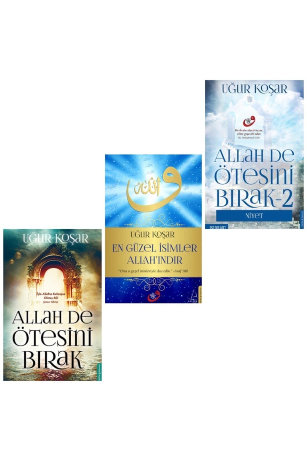 Destek Yayınları Allah De Ötesini Bırak - Uğur Koşar 3'lü Kitap Seti