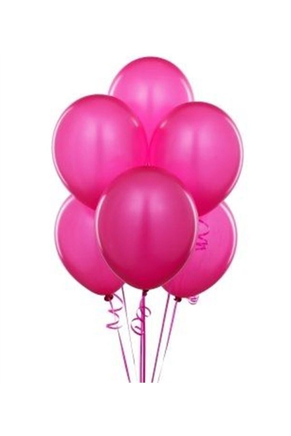 Organizasyon Pazarı 12 Inç Metalik Fuşya Balon 10'lu