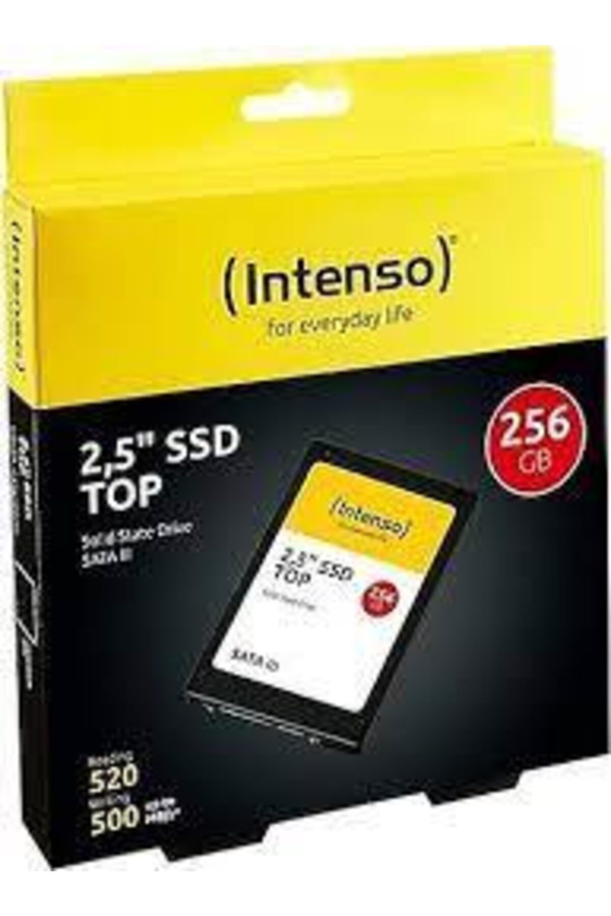 Intenso 256gb Ssd Sisk Top 2.5" Sata 3 520-500mb/s