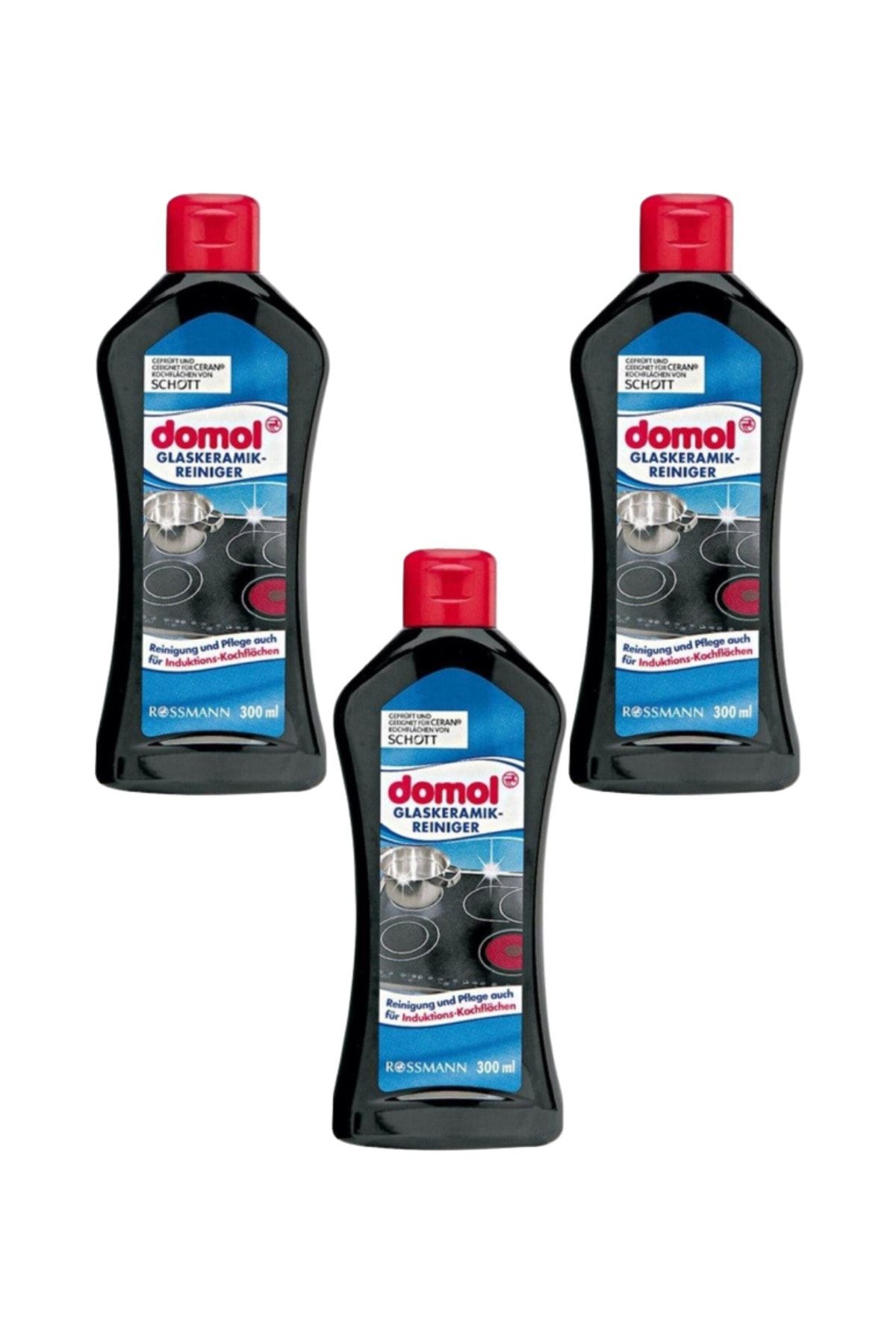 Domol Cam Ocak Temizleme Losyonu 300 ml X 3 Adet