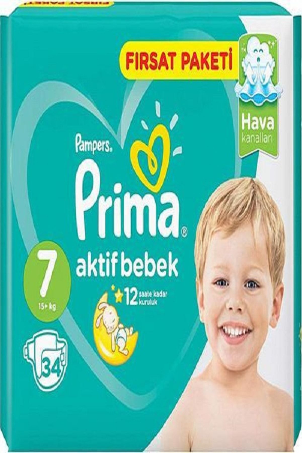 Prima Bebek Bezi 7 Beden 34 Adet