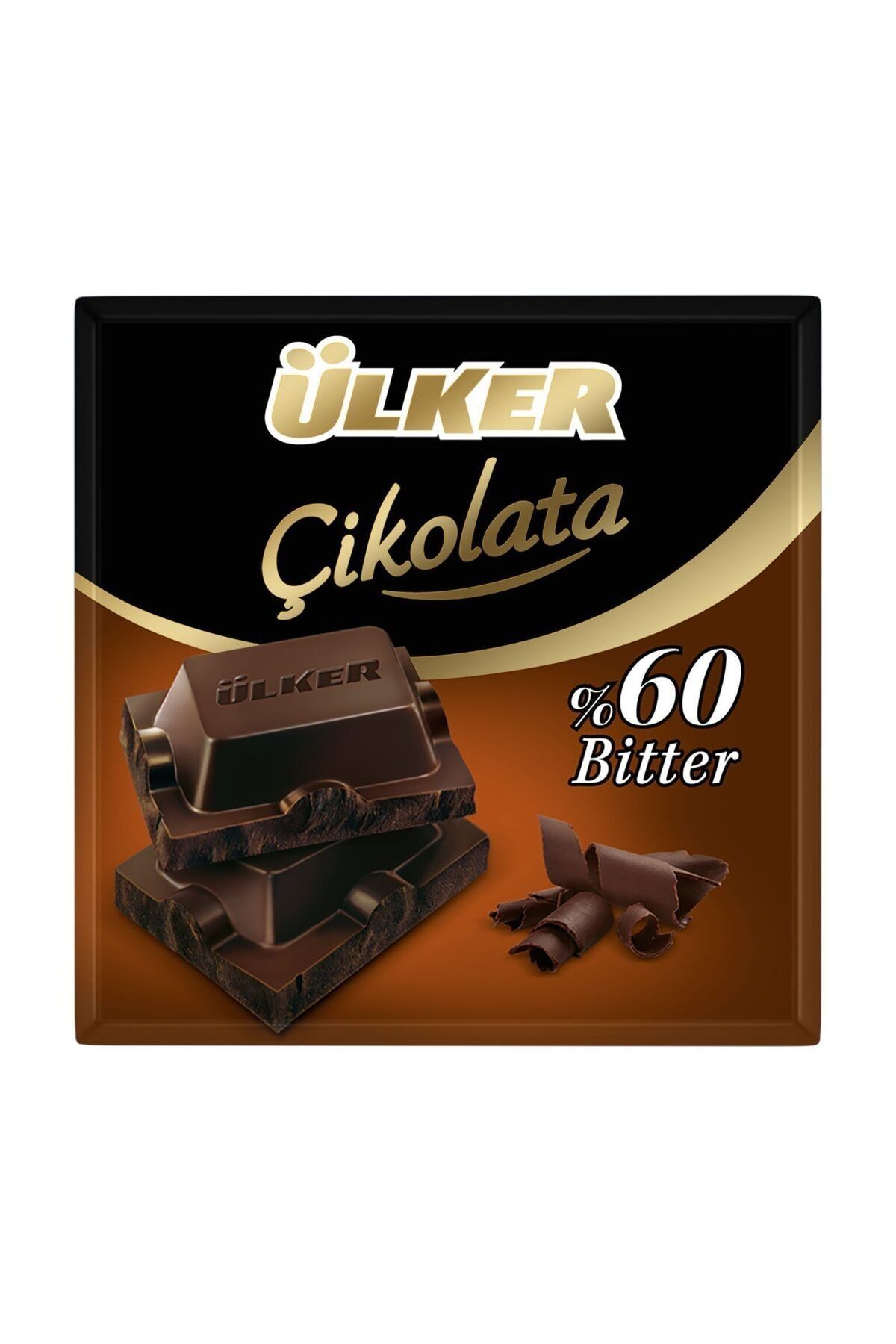 Ülker Bitter Kare Çikolata Kakao 60 gr