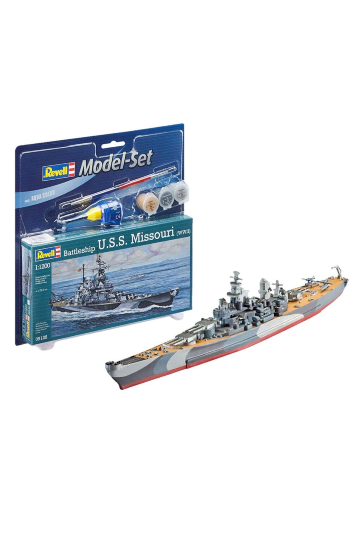 REVELL Model Set Savaş Gemisi USS Missouri WWII 1:1120-65128