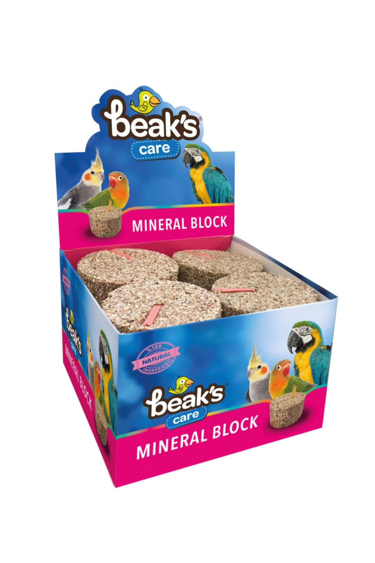 Beaks Tt169 Mineral Block Büyük 8'li Kutu
