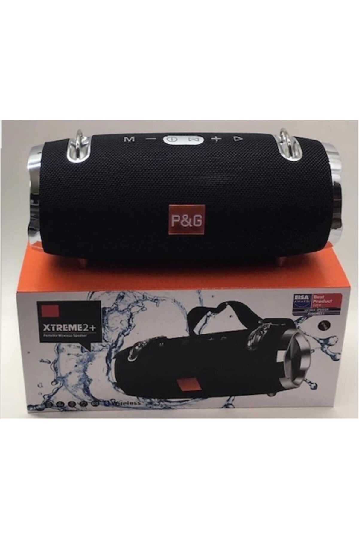 SIGHTZER P&g Xtreme 2+ Taşınabilir Bluetooth Hoparlör Fm Radyolu Büyük Boy Siyah