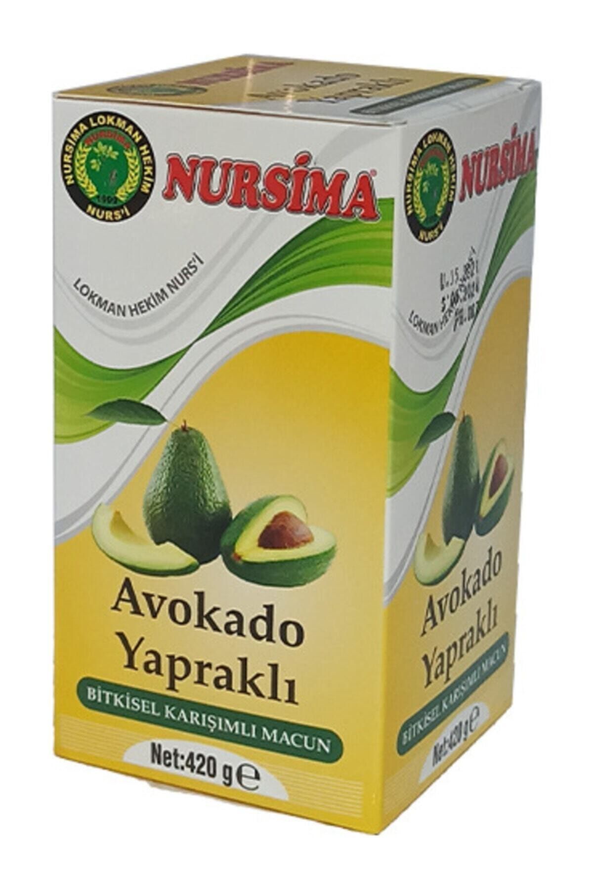 Nursima Avakado Yapraklı Bitkisel Karışımlı Macun 420 Gr