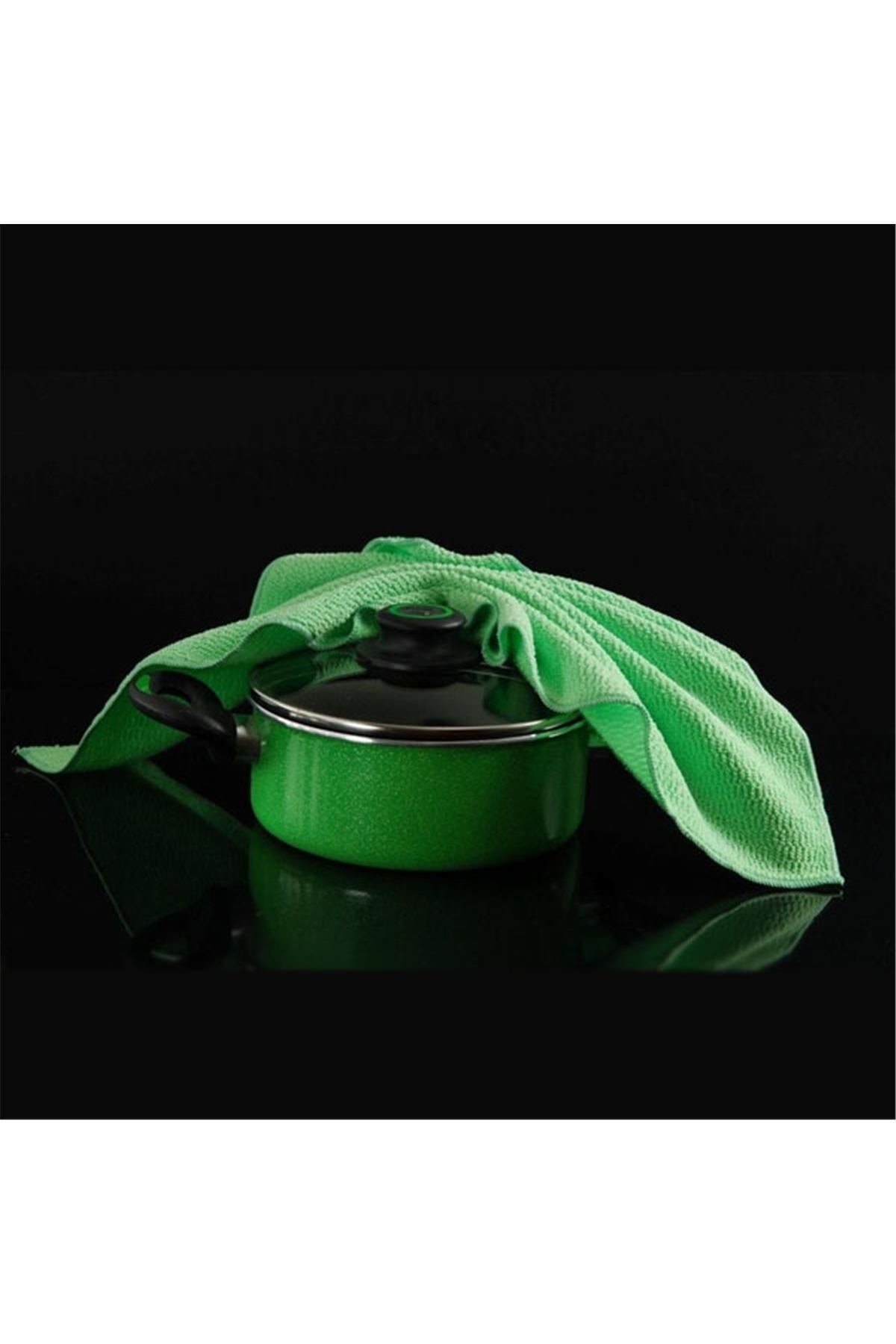 Rulopak Mikrofiber Temizlik Bezi (yeşil) 40x40cm 10 Lu Paket