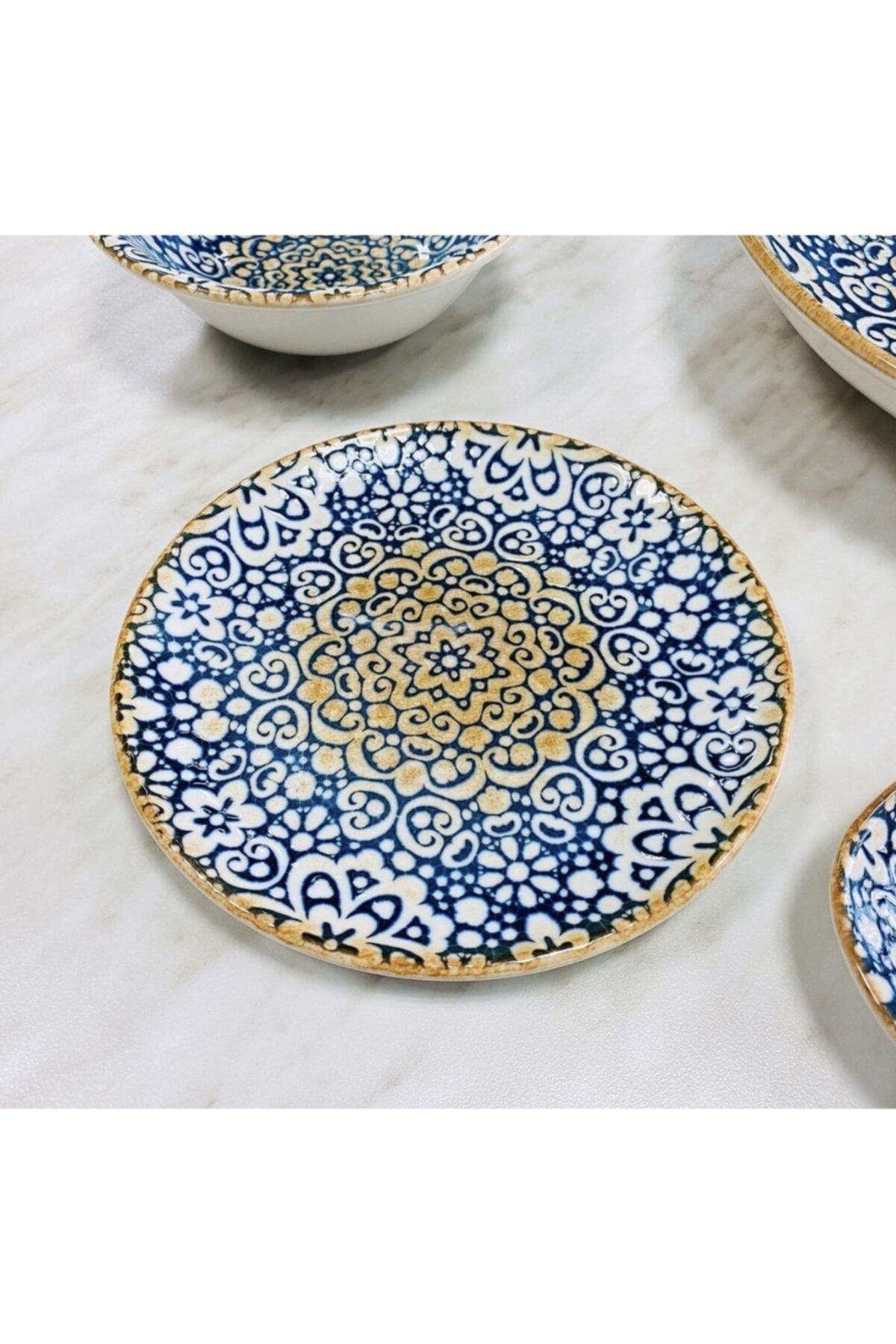 Bonna Porselen Alhambra Serisi 6’lı Tatlı Tabağı 19 Cm