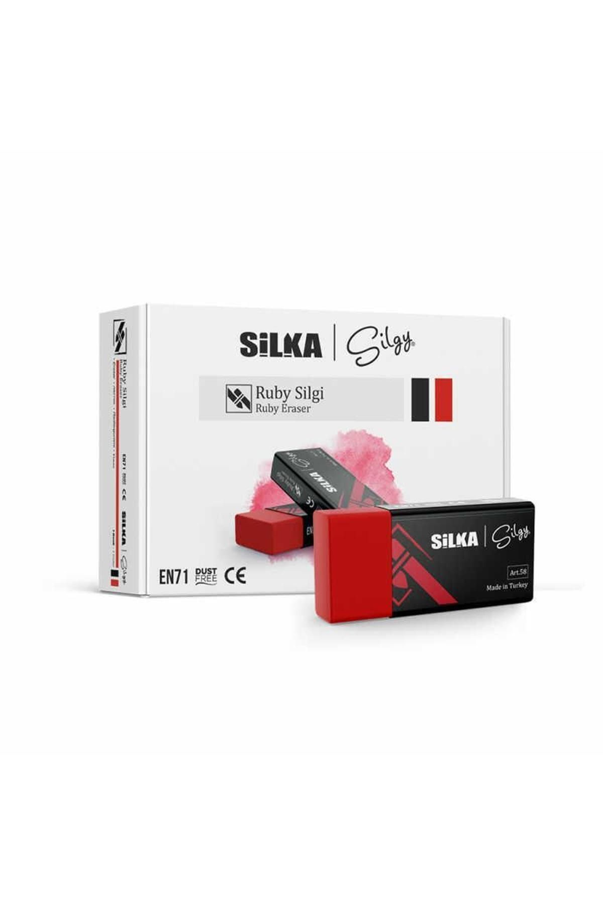 Genel Markalar Marka: Silka Ruby Kırmızı Silgi 24'lü Kutu Art58 Kategori: Silgiler