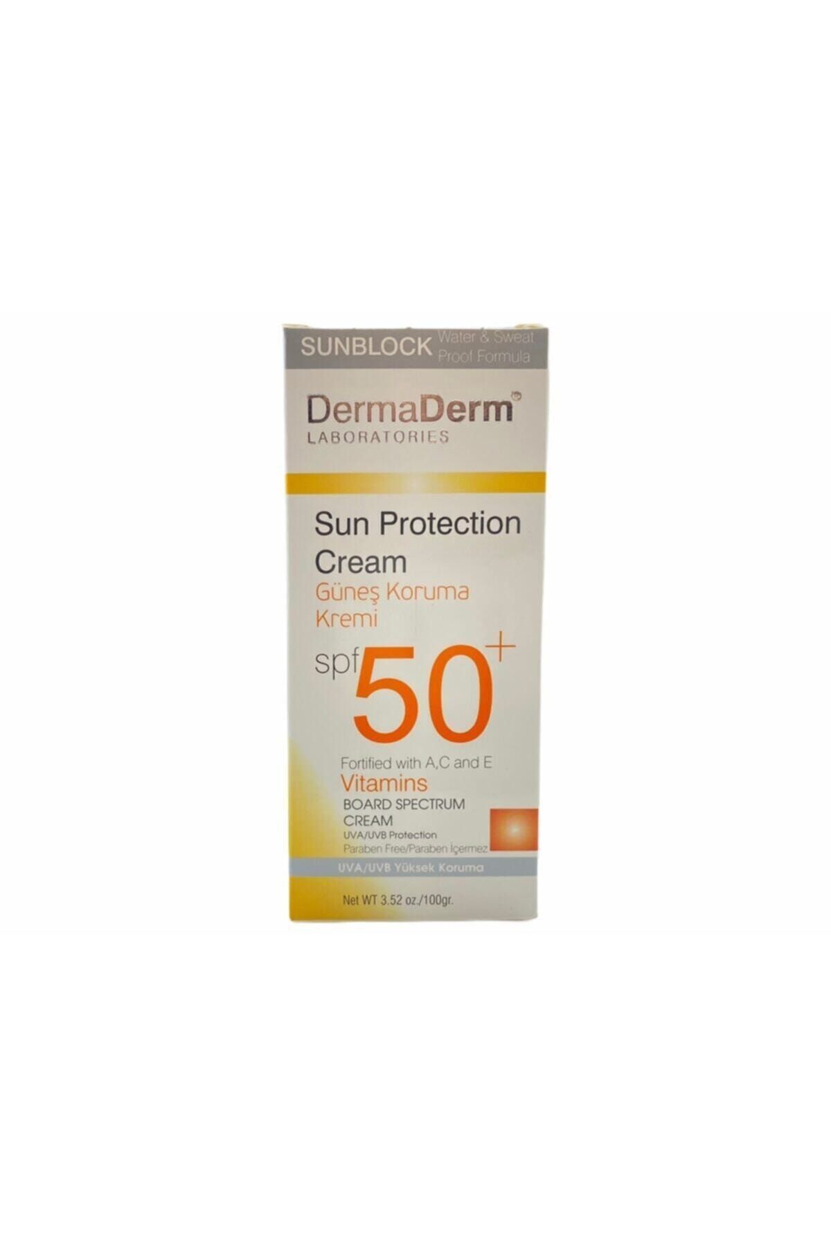 DermaDerm Spf 50+ Güneş Koruma Kremi 100 gr