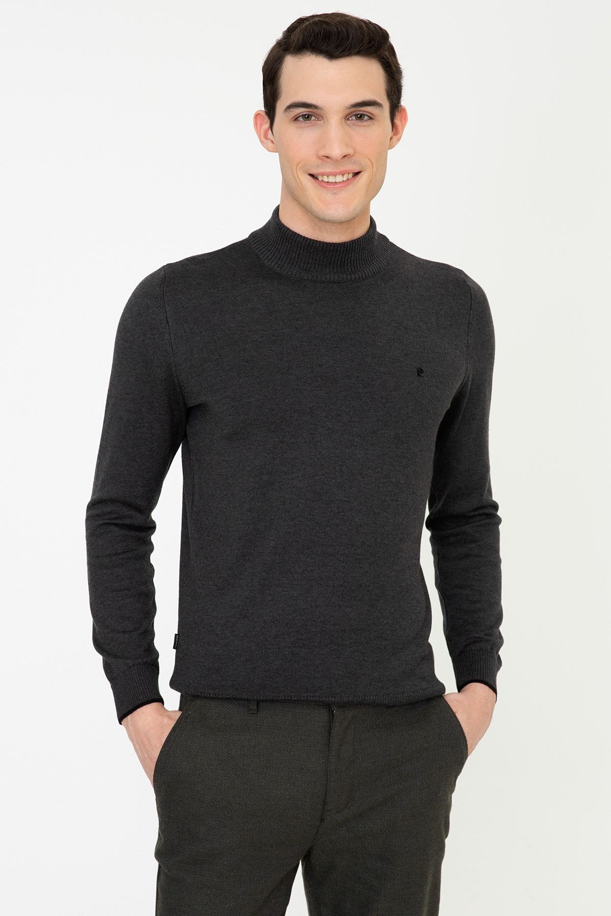 Pierre Cardin Antrasıt Melanj Erkek Kazak G021SZ0TK.000.1388582