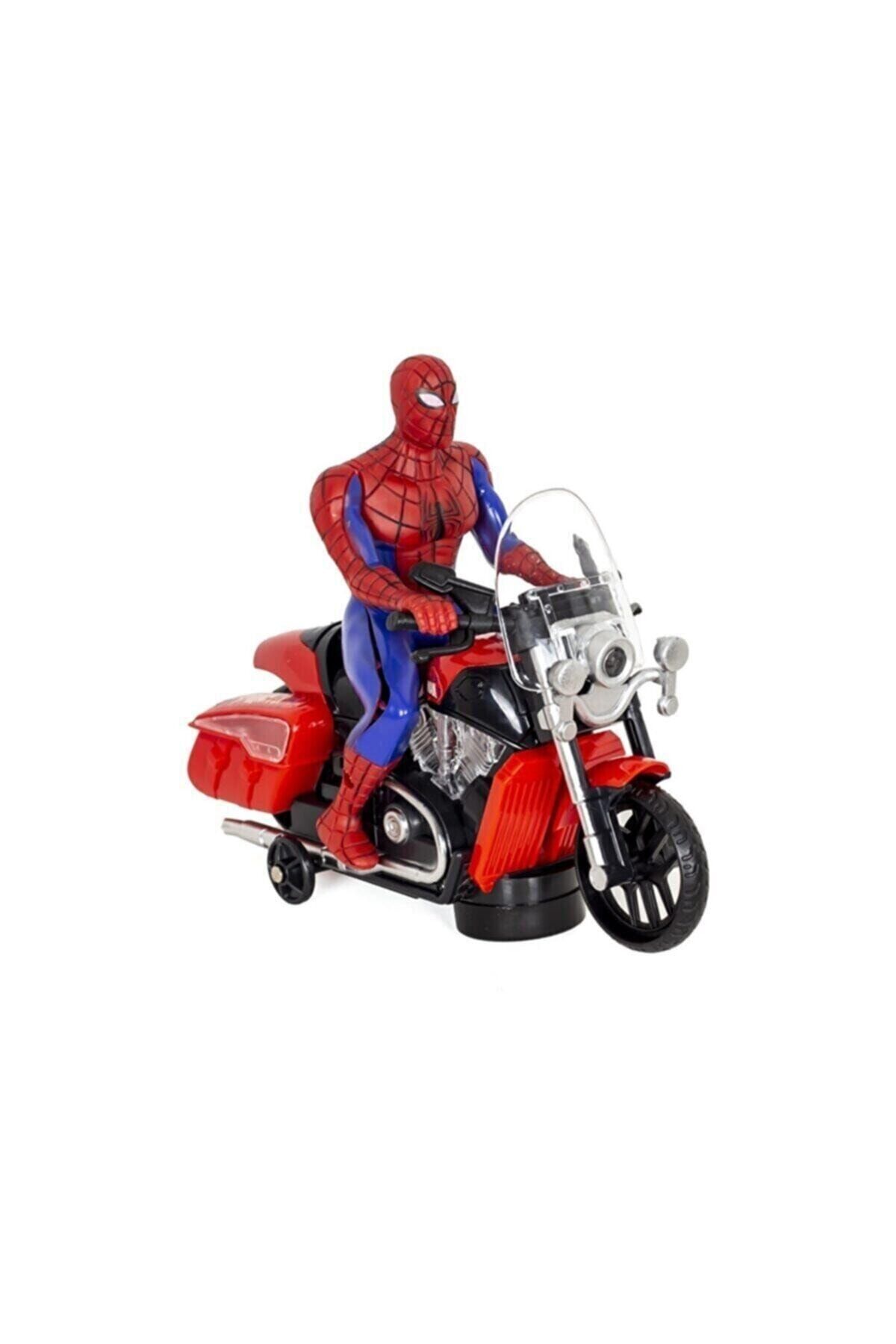 Spiderman Ultimate Spiderman Motosikletli Örümcek Adam Işıklı Sesli Hareketli