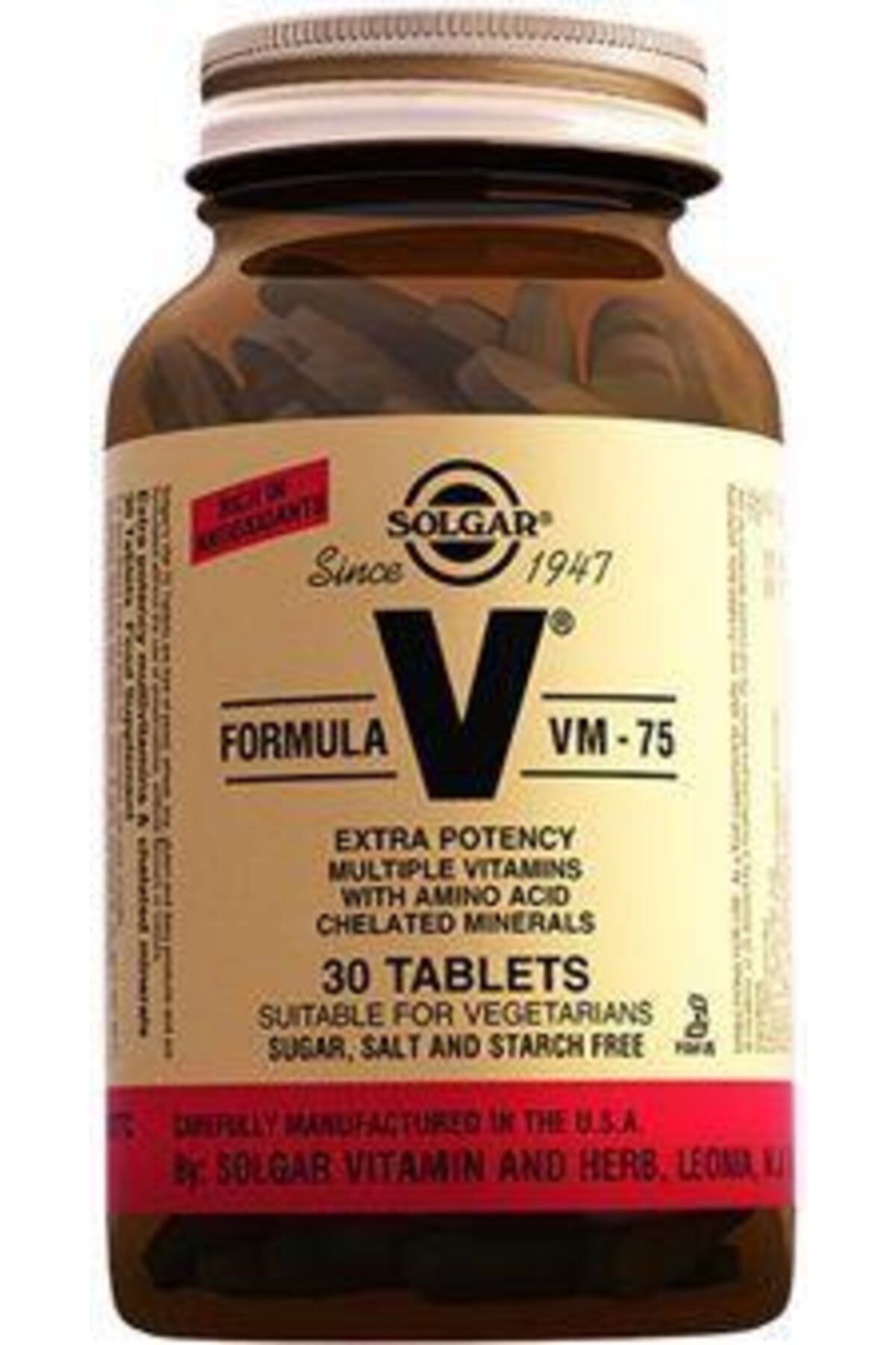 Solgar Formula Vm 75 60 Tablet Multivitamin