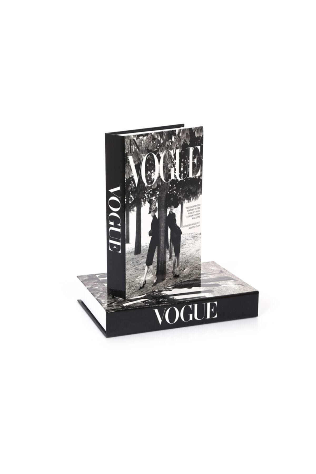 Yedi Home&Decor Vogue Kadınlar Dekoratif Kitap Kutu