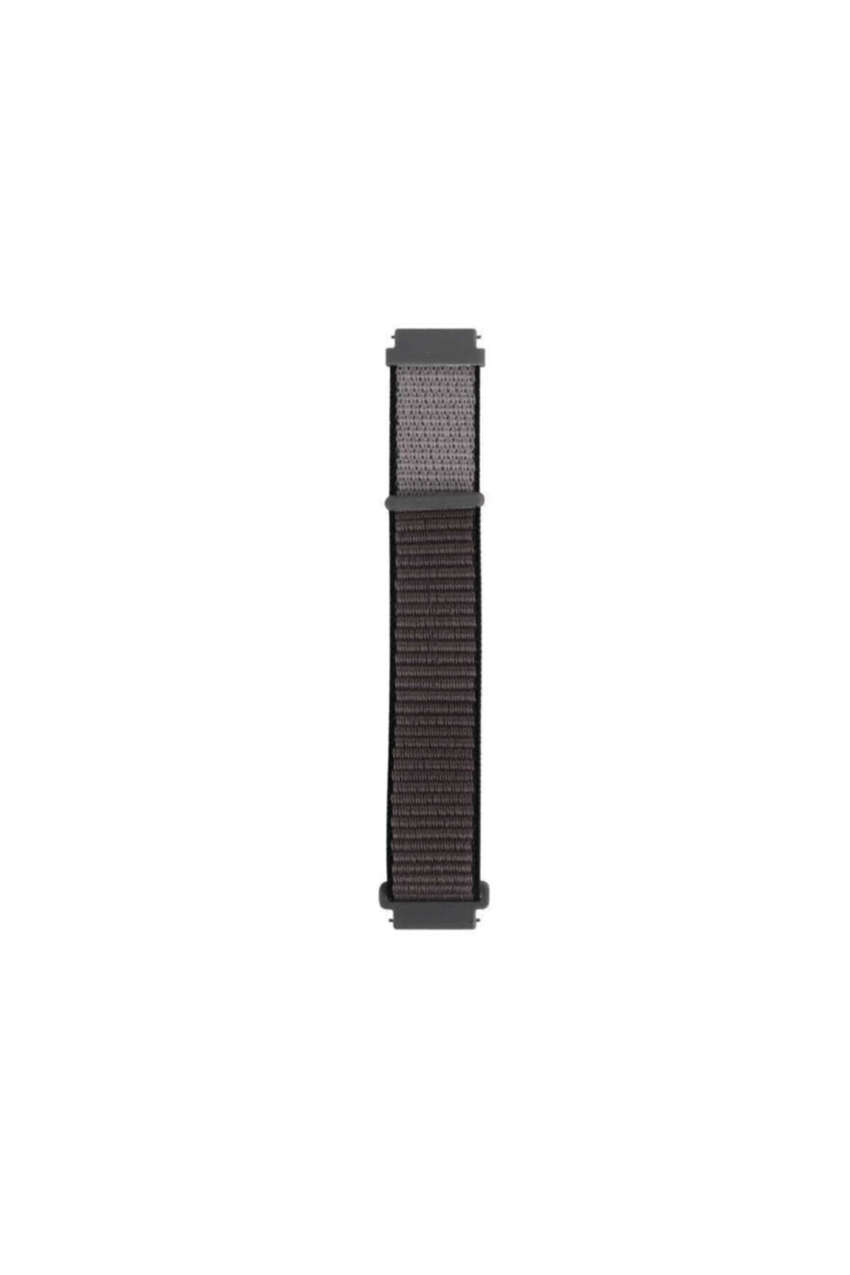 Fibaks Samsung Galaxy Watch 42mm (20MM) Akıllı Saat Kordonu Hasır Dokuma Kordon Kayış Bileklik
