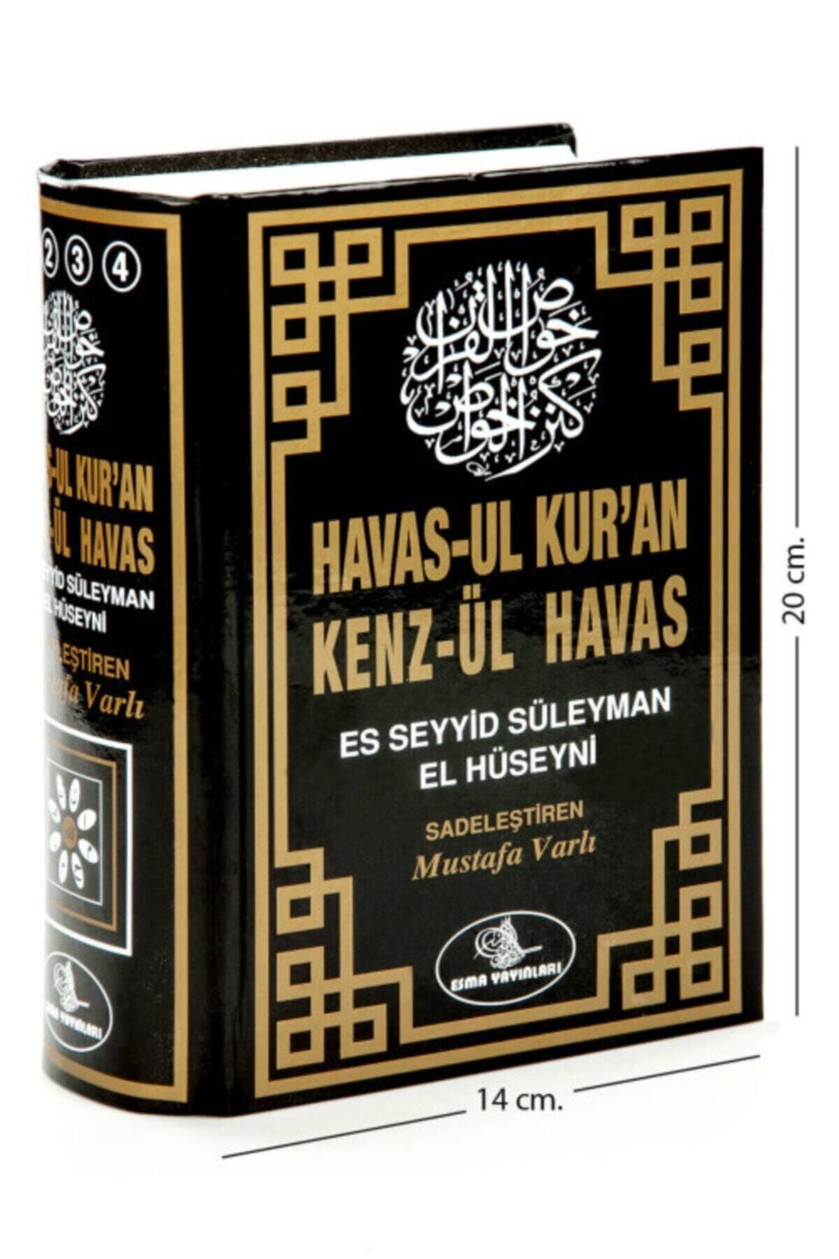 Esma Yayınları Havas'ul Kur'an Kenzül Havas - - Es Seyyid Süleyman El Hüseyni Mustafa Varlı