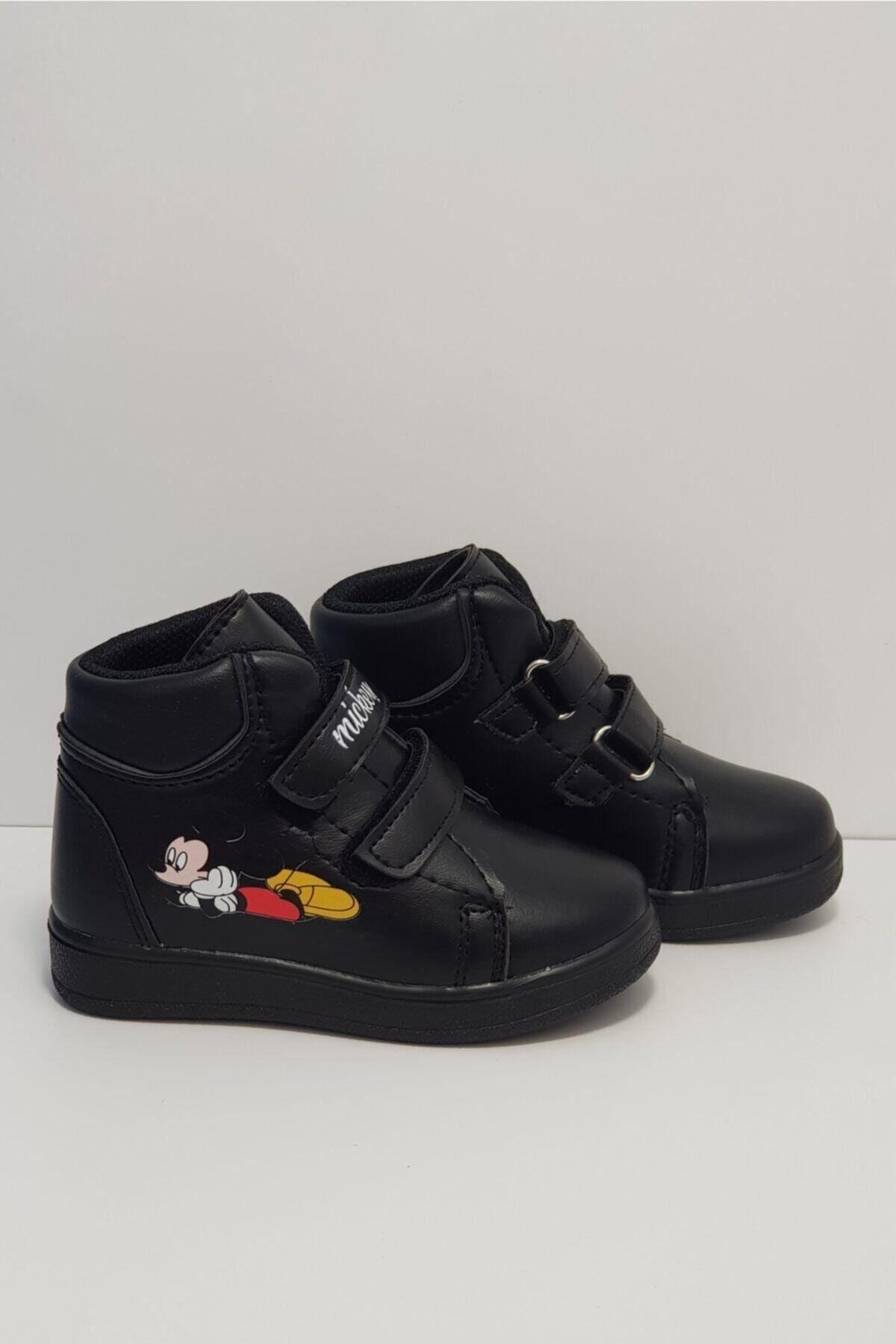 MICKEY Çocuk Ayakkabı Miki Siyah Bot