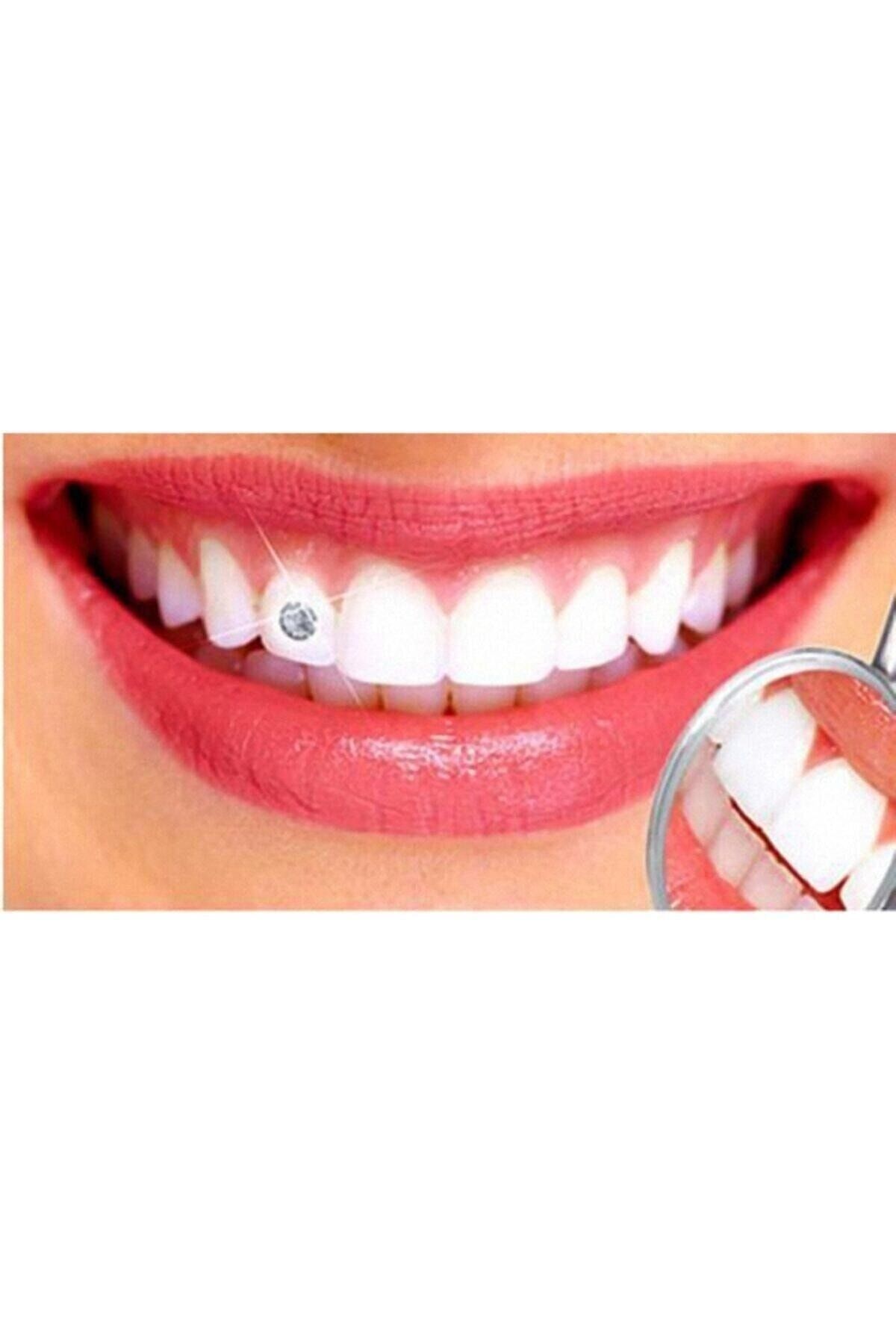 AVOKADO BİJUTERİ Bayan Gümüş Birinci Kalite Diş Taşı Diş Pırlantası 5 Adet