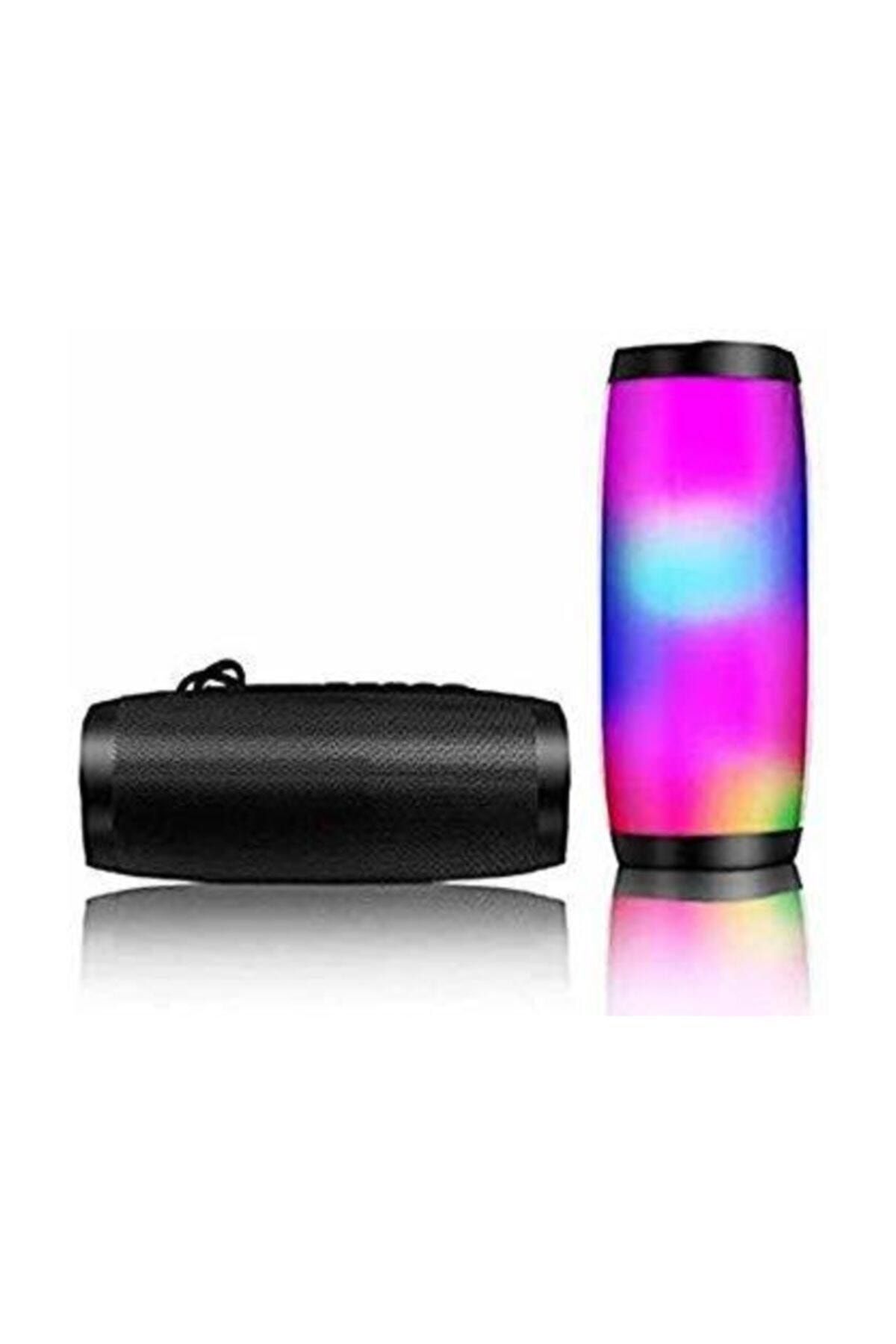 T G Kablosuz Hoparlör Bluetooth Speaker Işıklı Ses Bombası Tg 157 Siyah