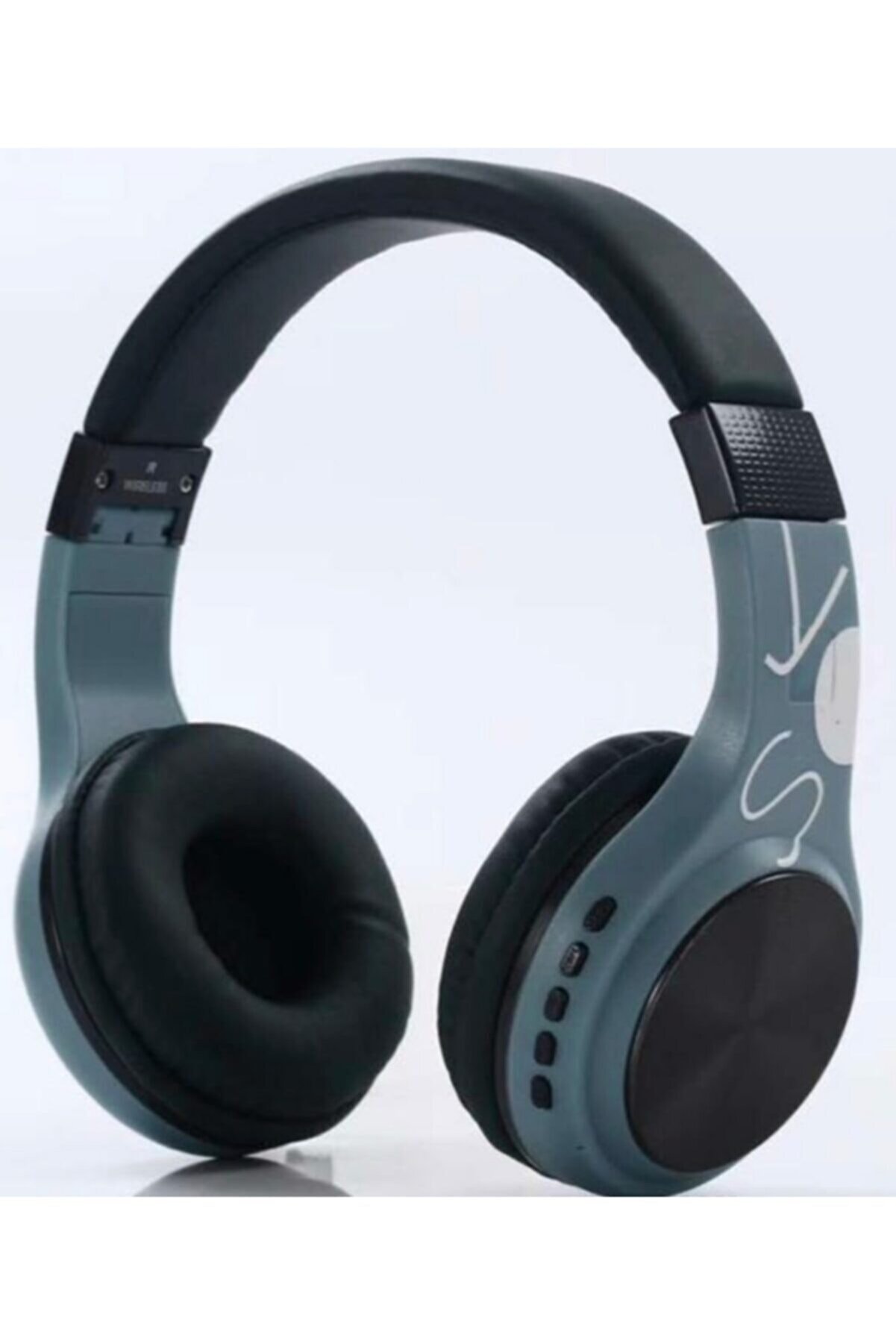 Tastech SY-BT1607 Bluetooth Kulaklık Kablosuz SD Kart Girişi Aux Mavi-siyah