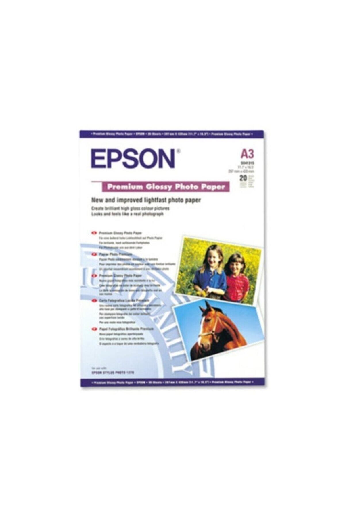 Epson A3 255 Gram 20 Li Premium Glossy Fotoğraf Kağıdı S041315