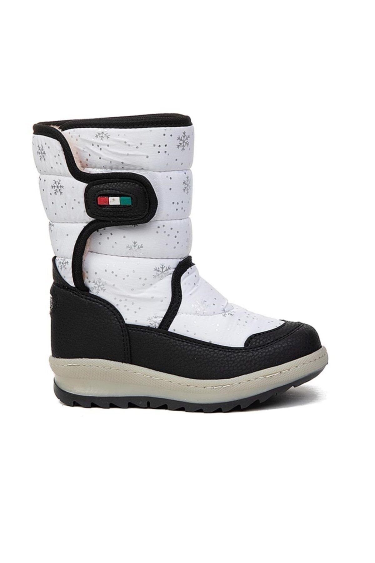 Genel Markalar Lp-50 Çocuk Suya Dayanıklı Termal Kar Botu Ayakkabı Bej-siyah