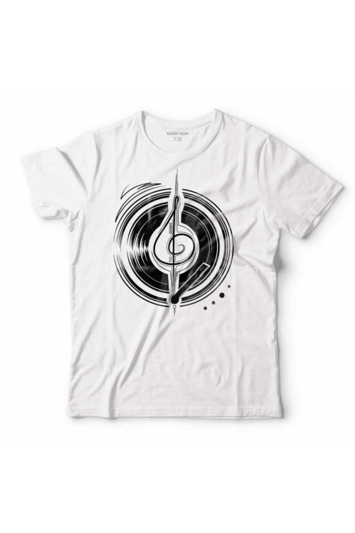 Kendim Seçtim Müzik Cs Disk Dısc Sol Anahtarı Musıc Logo Çocuk Tişört
