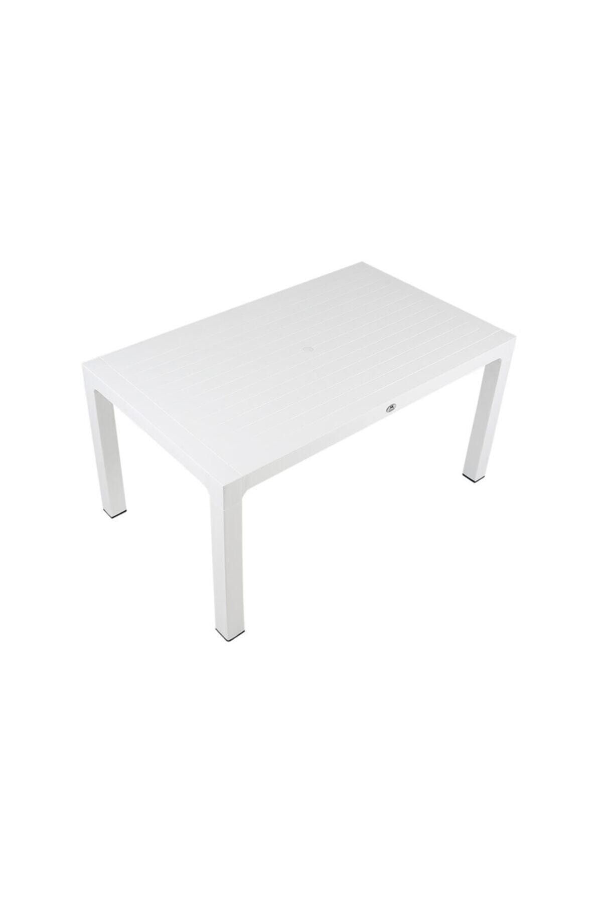 Mandella 90x150 Wood Masa Beyaz