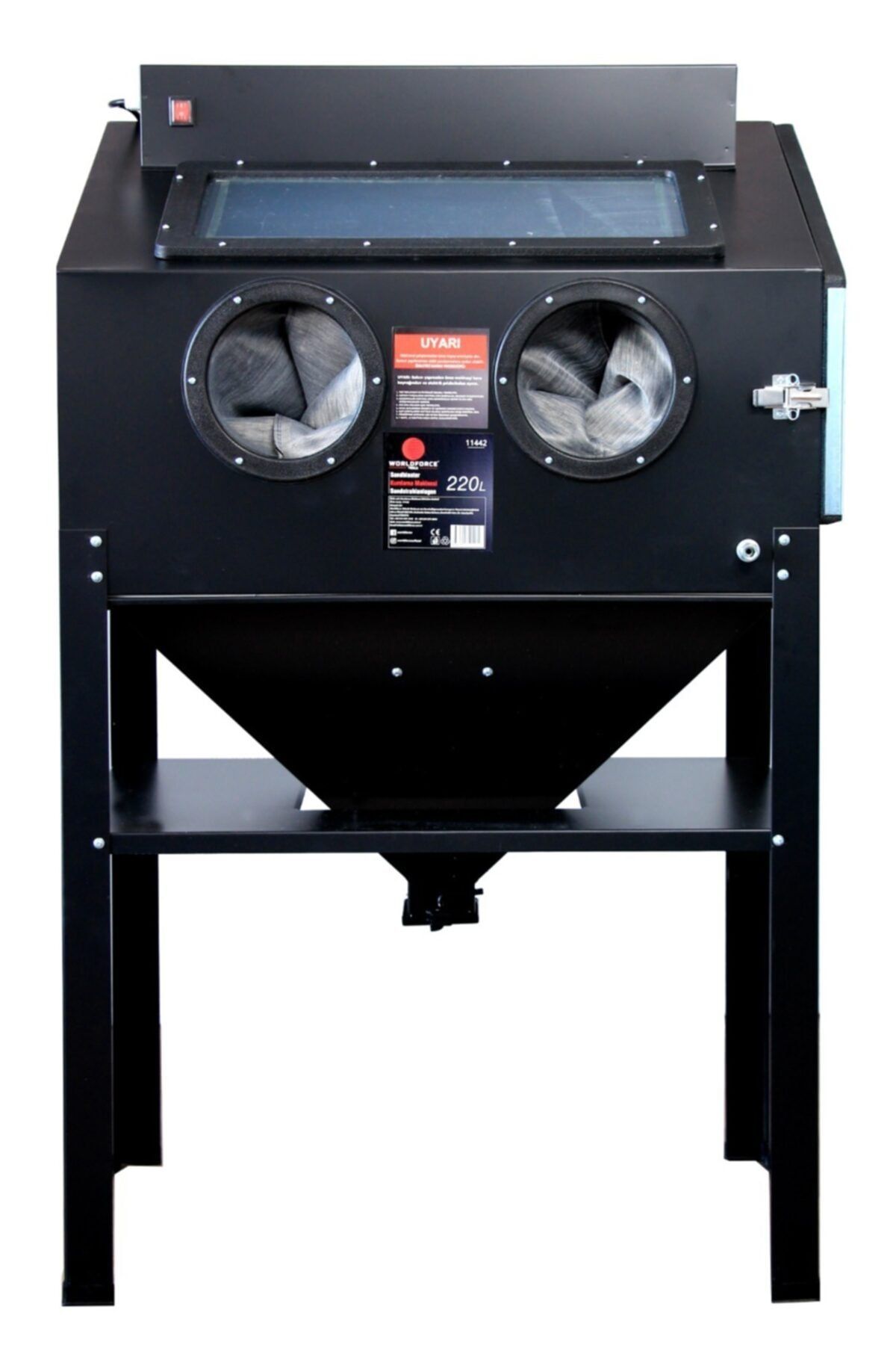 Worldforce 220 Litre Ful Set Kumlama Makinesi Kabinli Kumlama