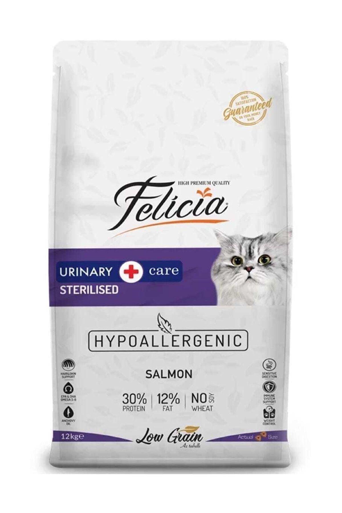 Felicia Sterilised Düşük Tahıllı Somonlu Kısırlaştırılmış Yetişkin Kedi Maması 12 Kg