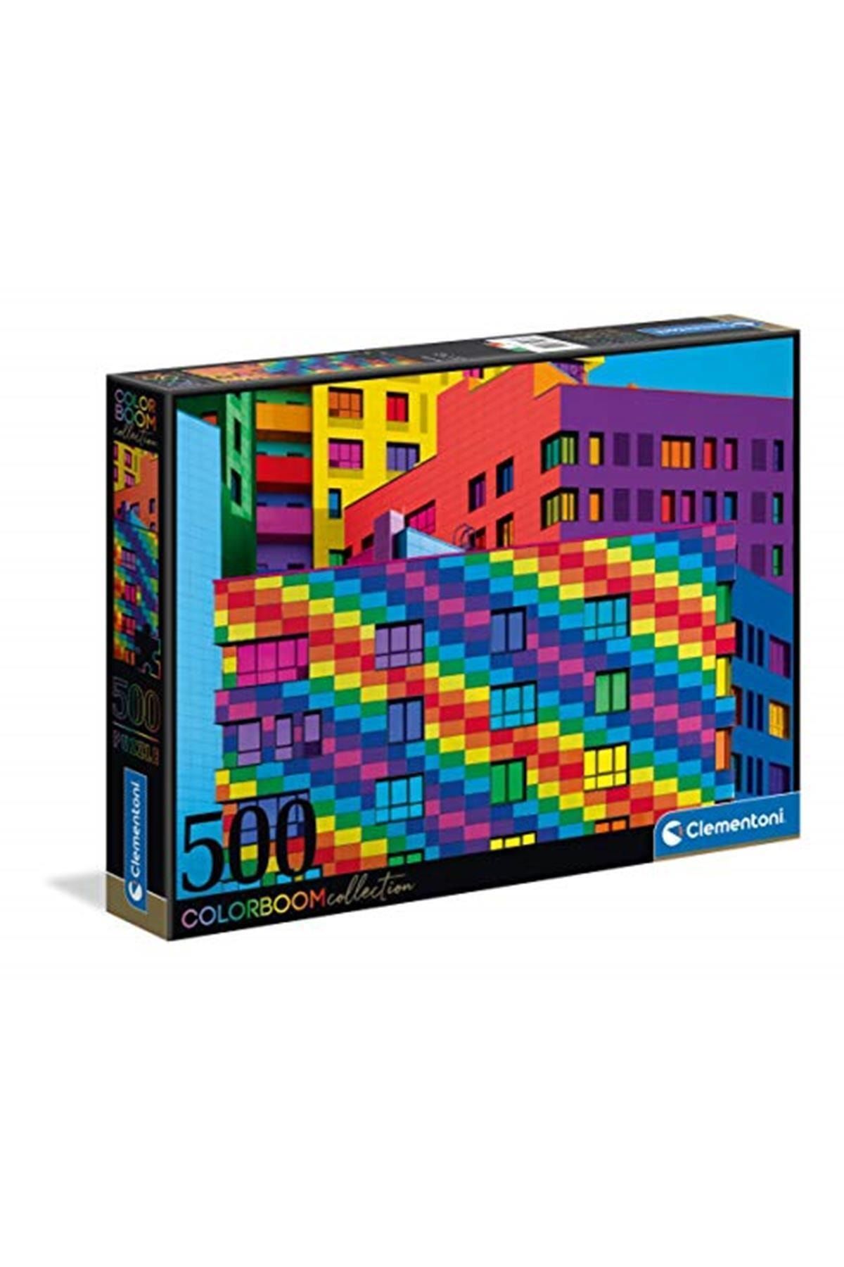 Clementoni 35094-500 Parça Colorboom Yetişkin Puzzle Squares