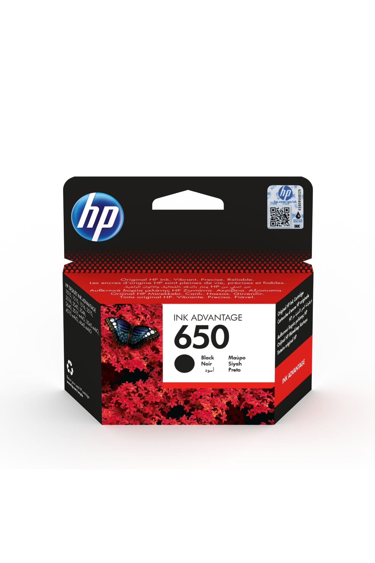 Картридж Hp 650 Черный Купить Эльдорадо