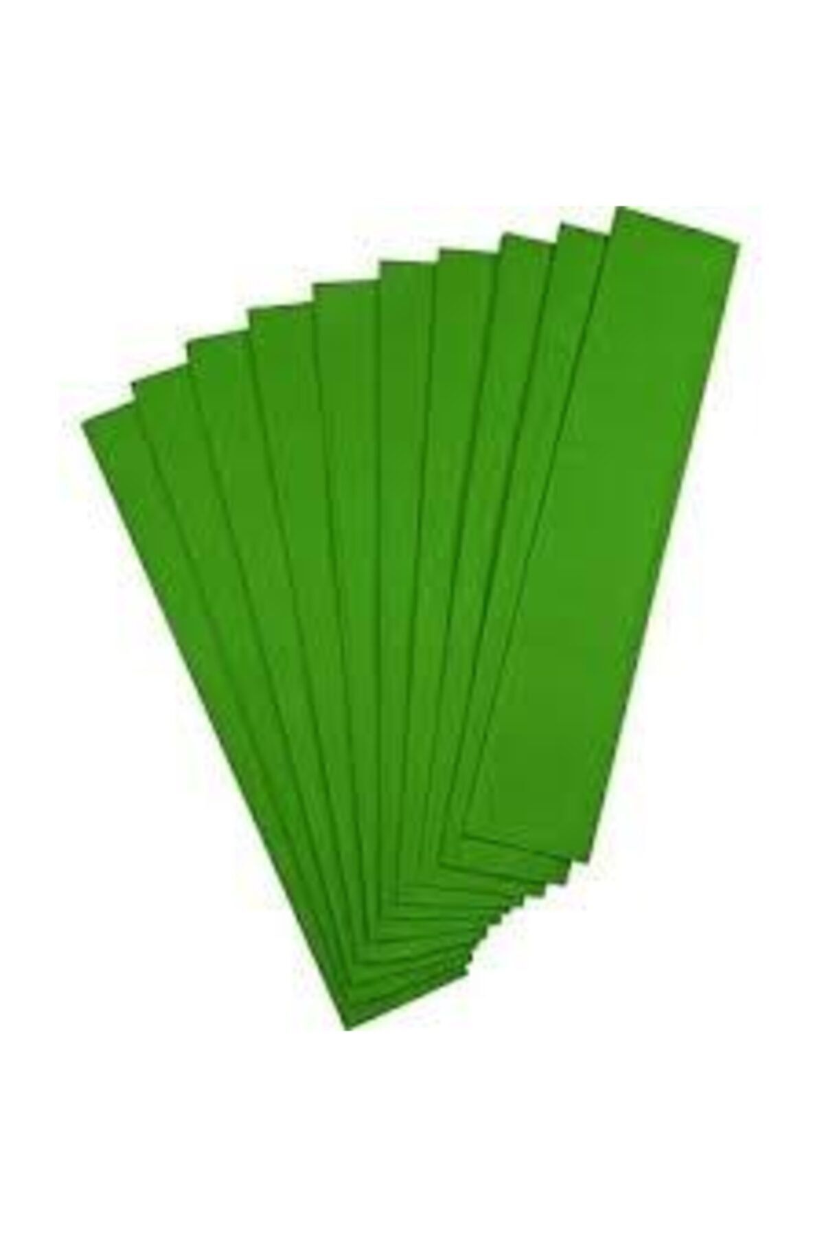 Gıpta Yeşil Renkli Krapon Kağıdı. 50x200 Cm. 10 Adet